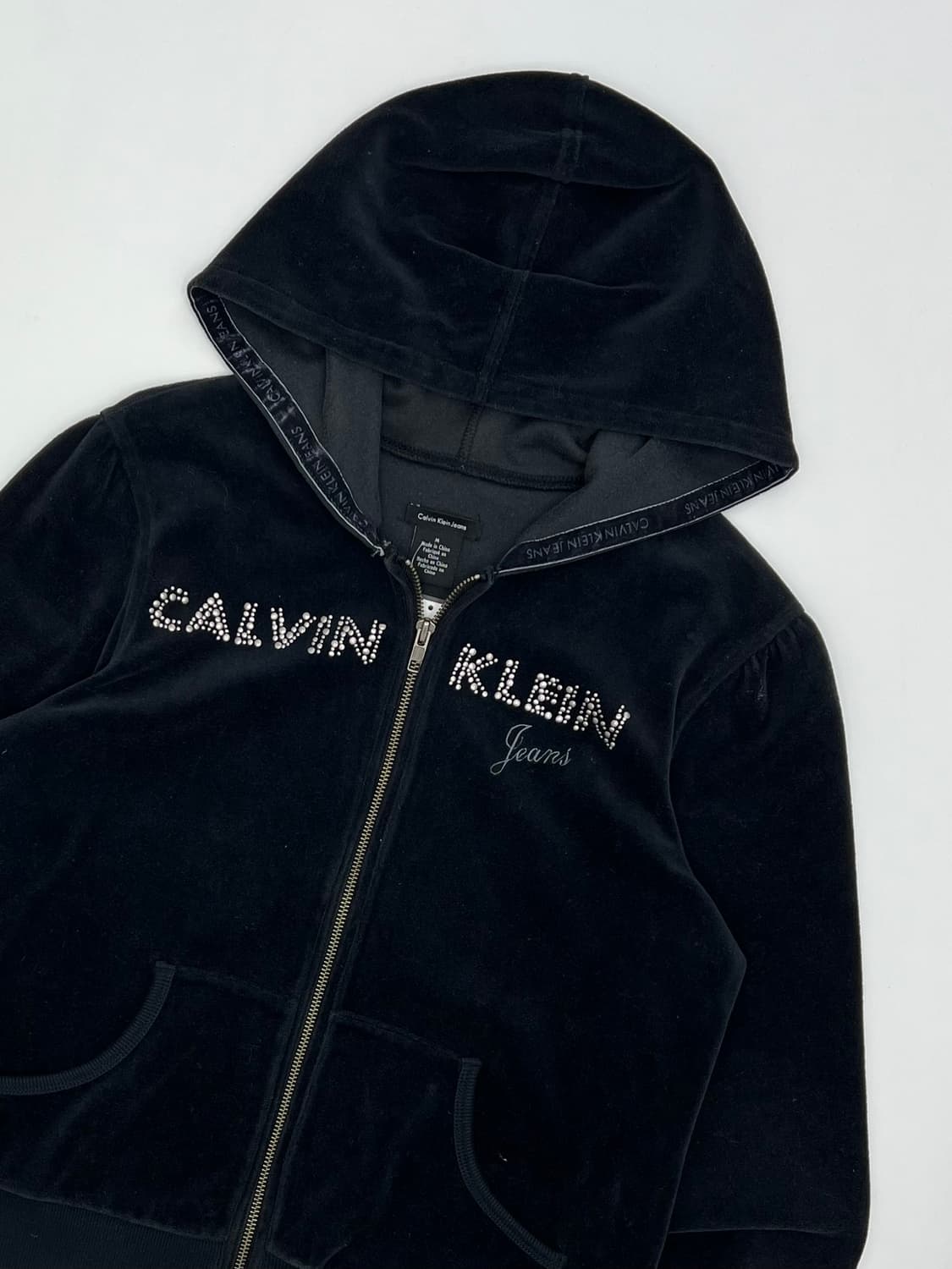 캘빈 클라인 비즈로고 후드집업 상품이미지2