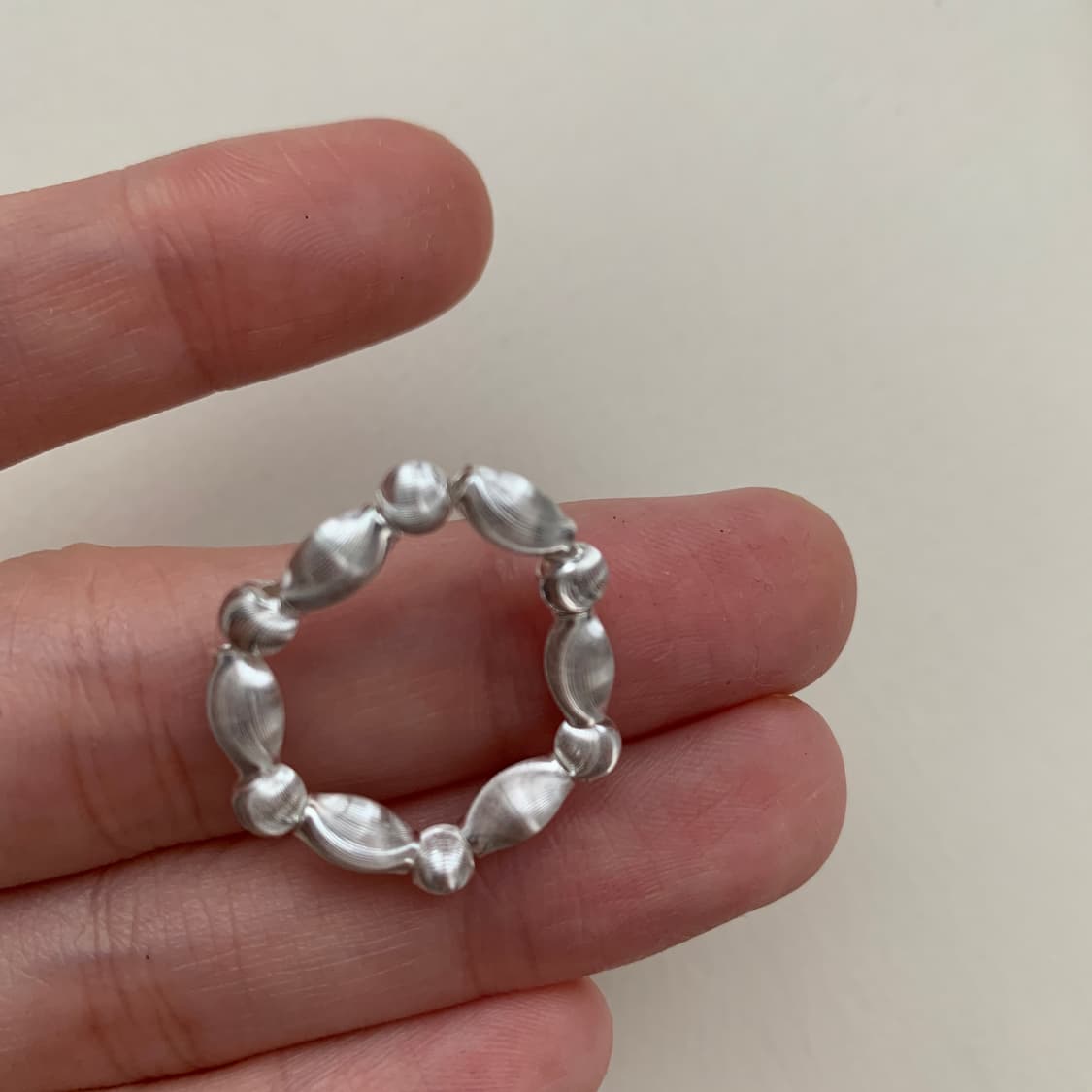 925 컷팅볼반지 상품이미지2