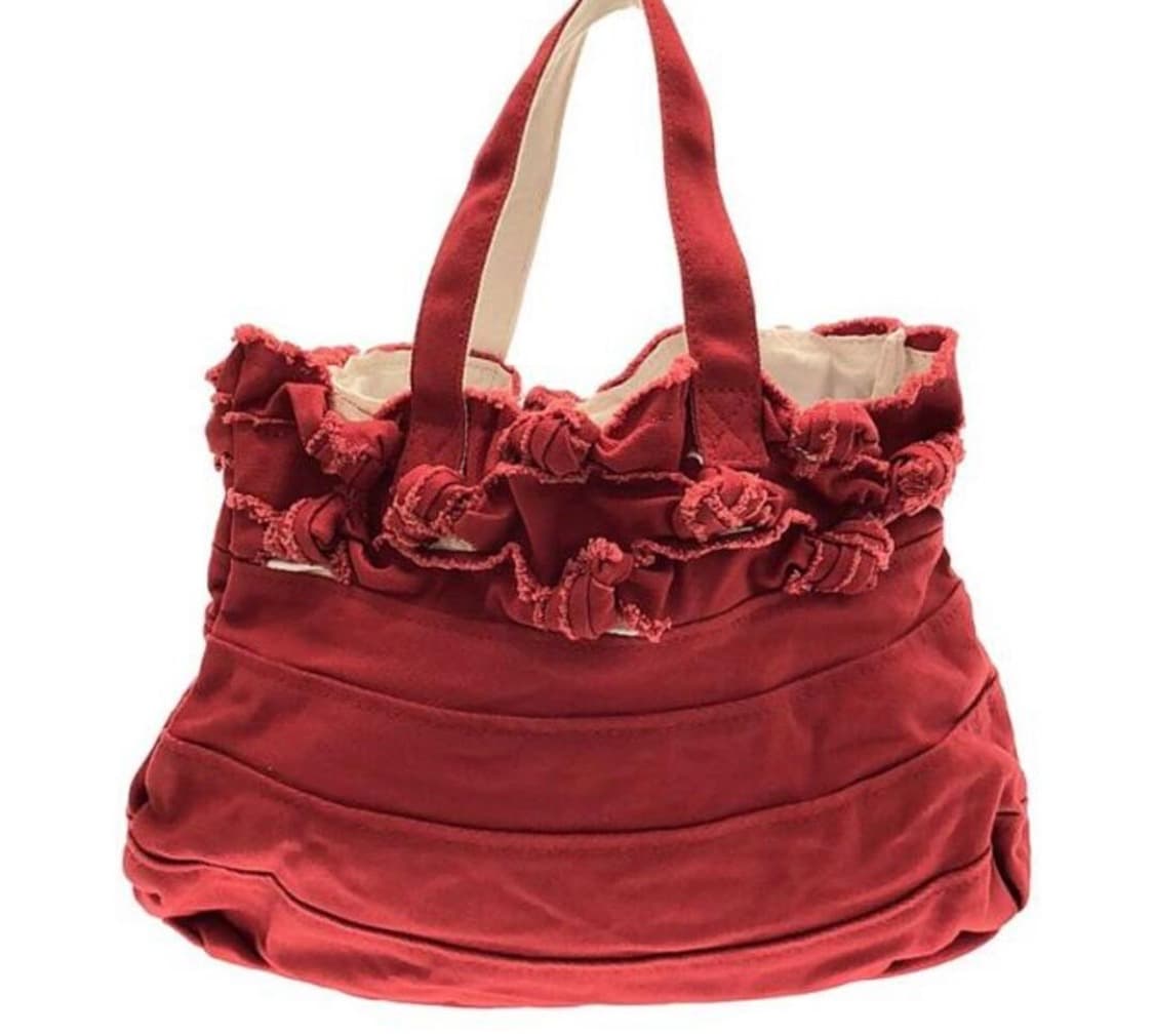 꼼데가르송 트리콧 캠버스 프릴 백 상품이미지1