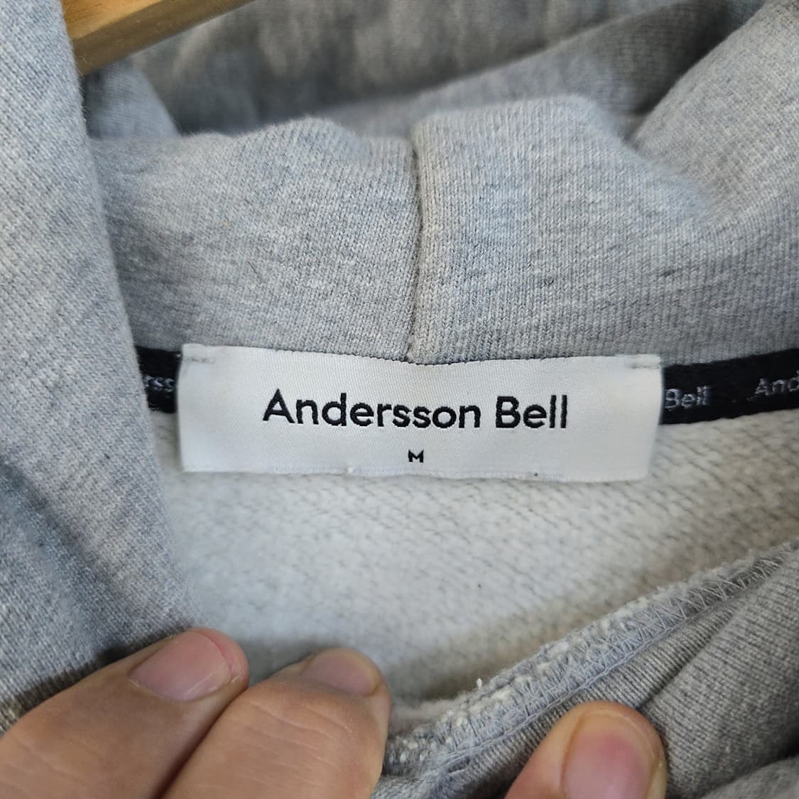 앤더슨벨 Andersson Bell 그래픽 후드 그레이 M 상품이미지7
