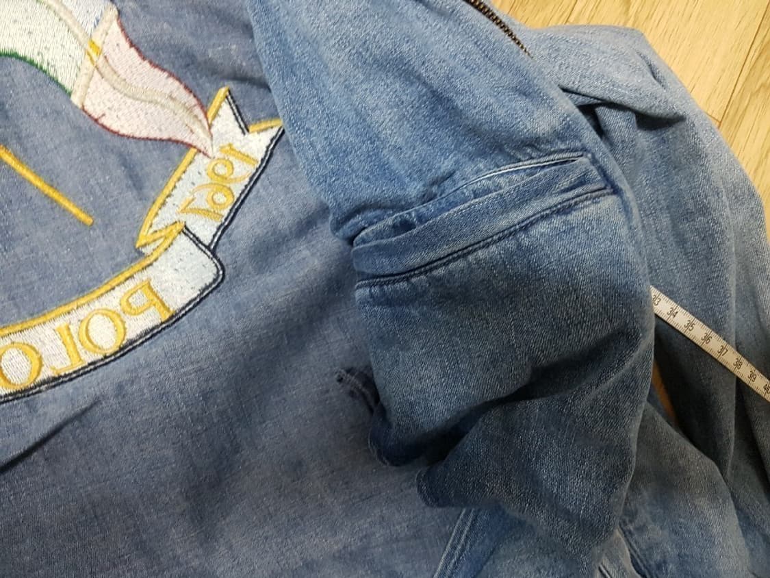 폴로깃발자수청자켓 상품이미지9