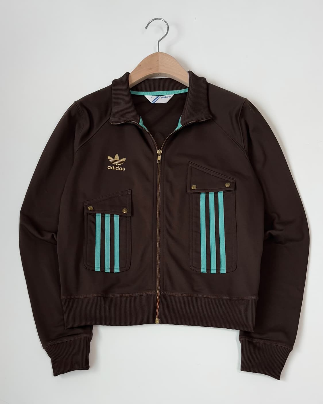 Adidas 아디다스 딥브라운-민트 포켓 트랙탑  상품이미지4