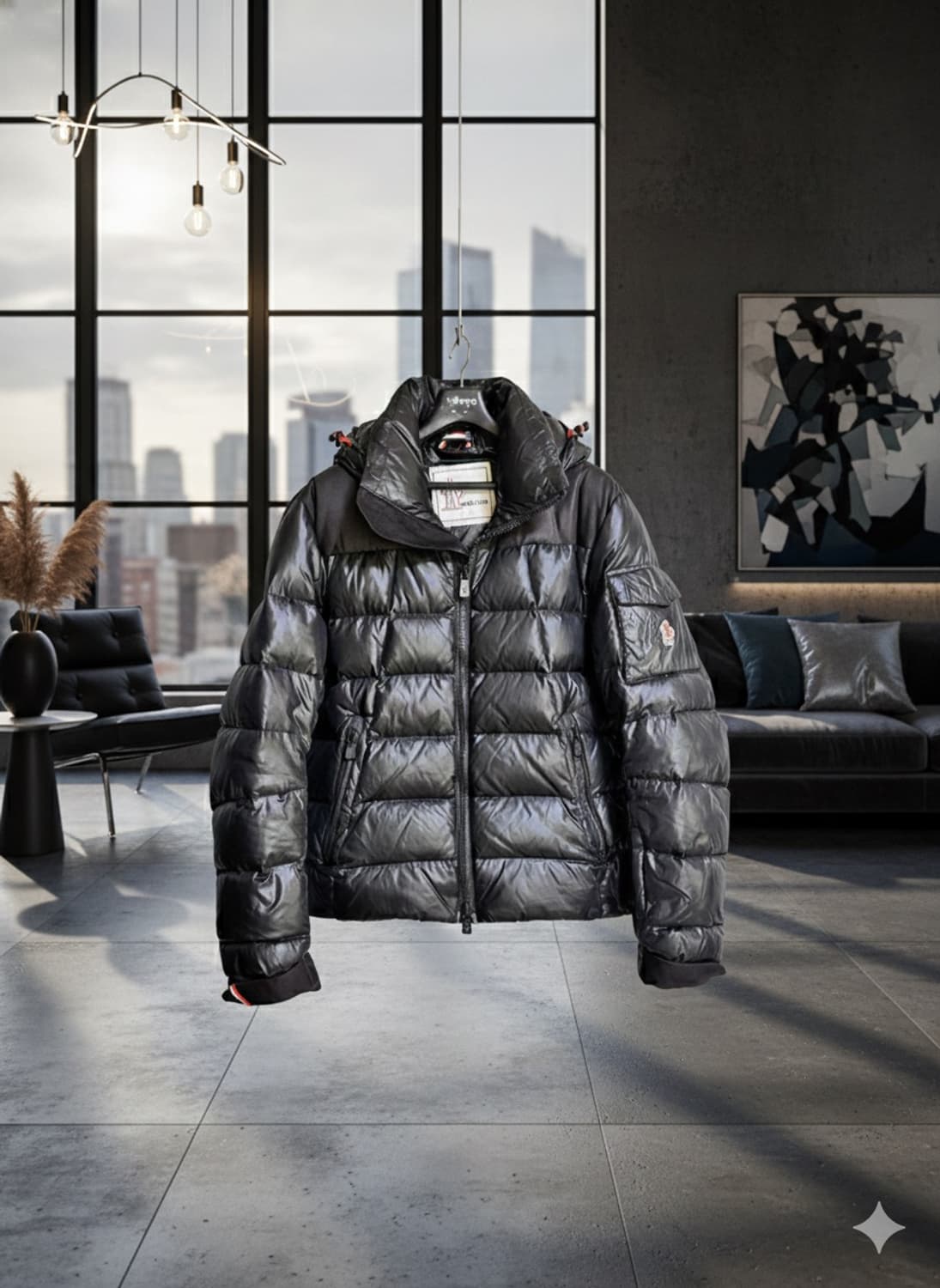 따뜻한 몽클레르 그레노블 구스다운 패딩 블랙 (3) 100~-110 상품이미지1