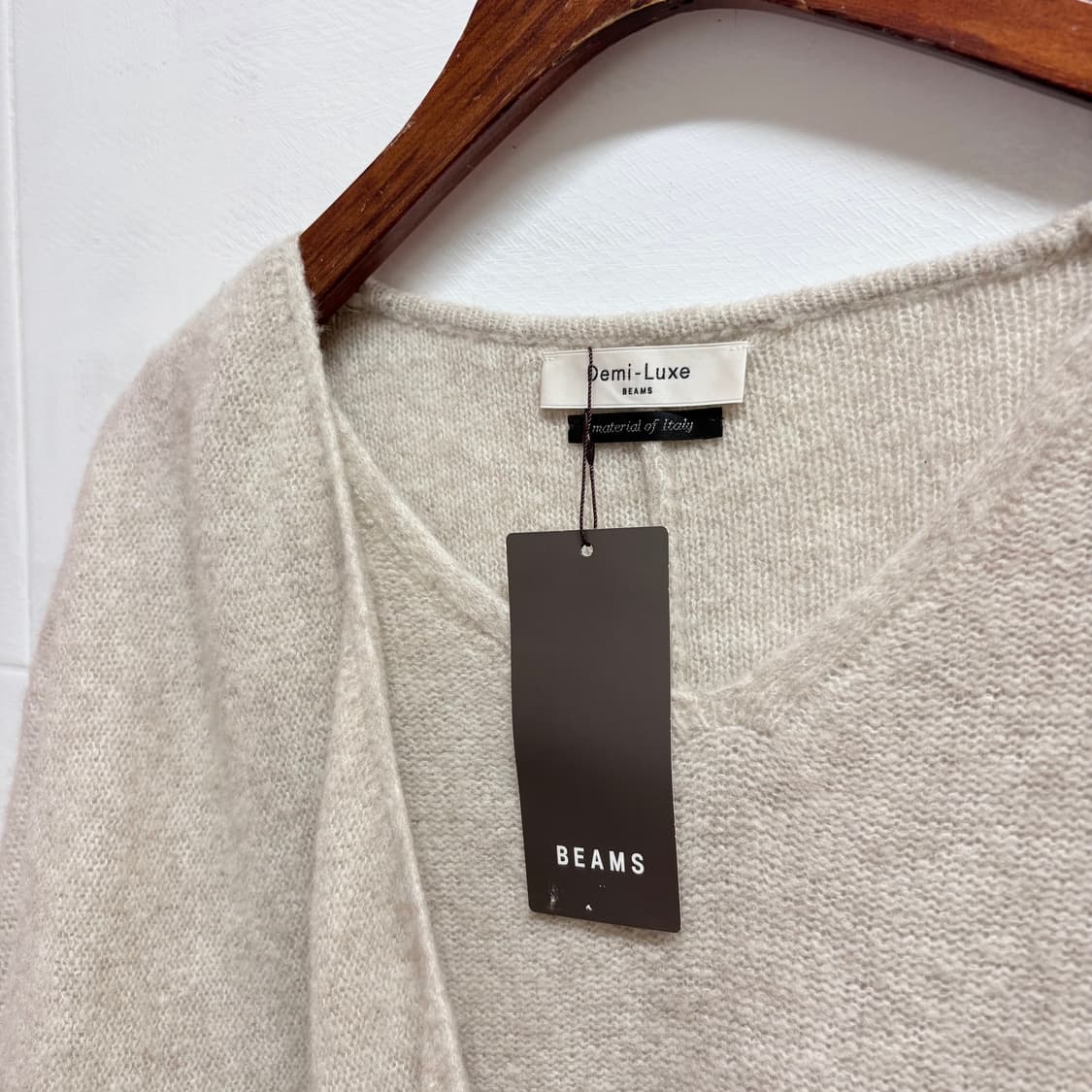 BEAMS 데미럭스 빔즈 쉐기독 울 랩 니트  상품이미지2