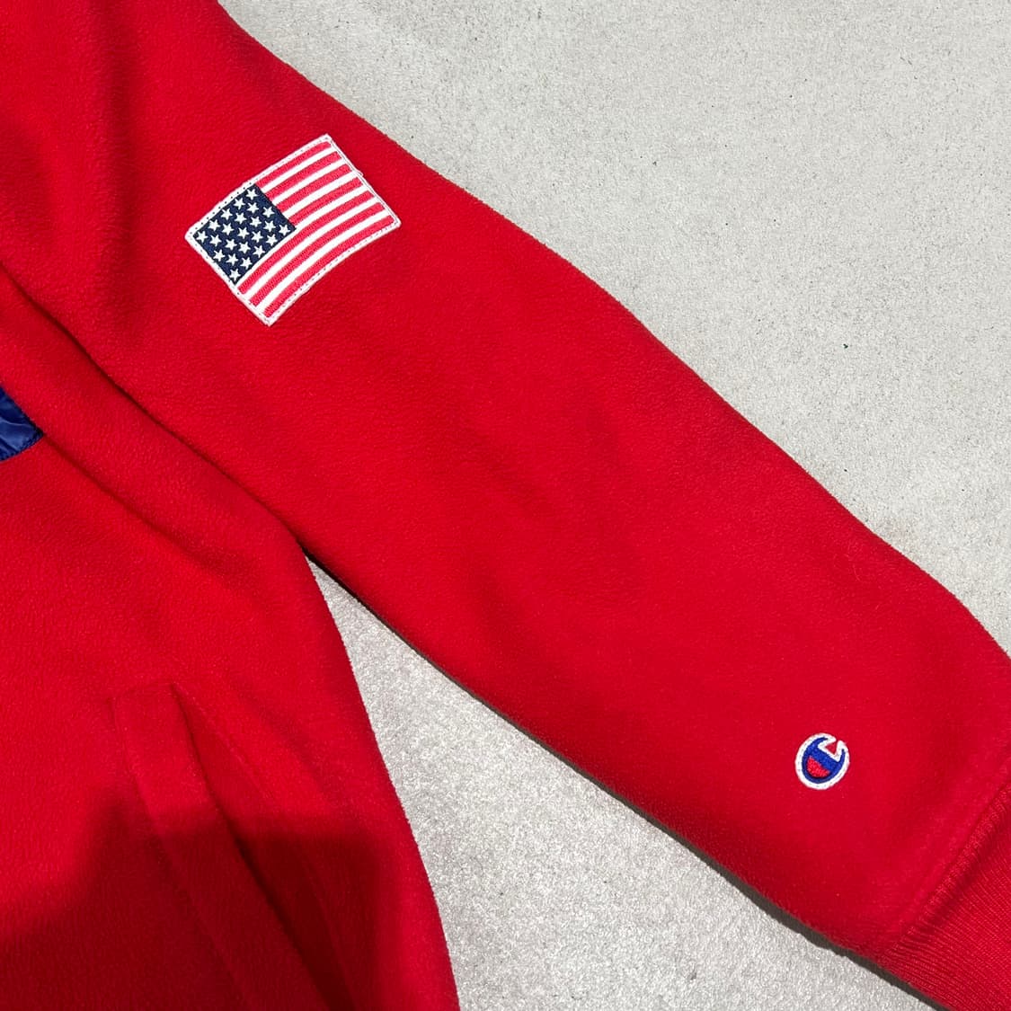챔피온 하레 성조기 패치 플리스 s09858 상품이미지6