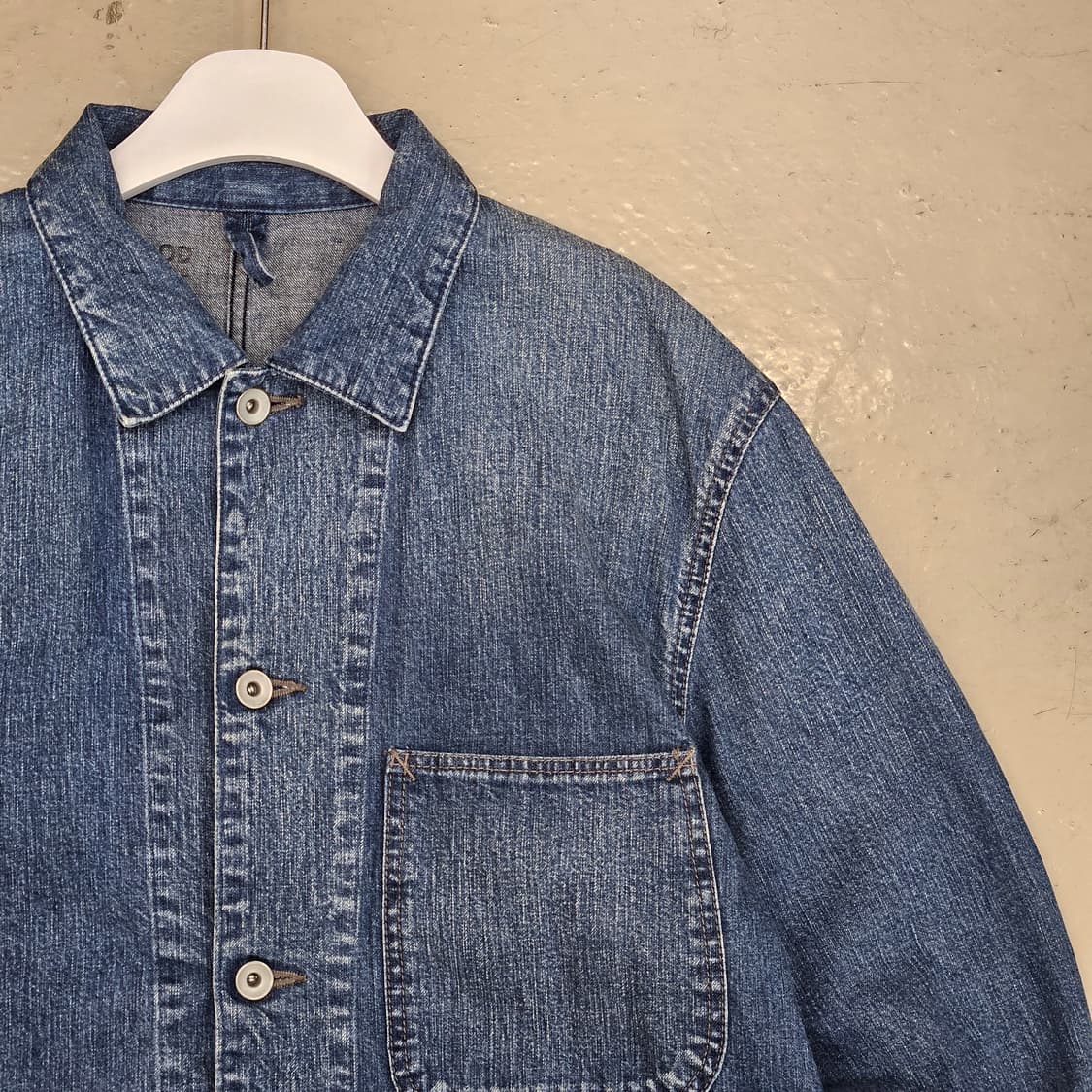 OMNIGOD 옴니갓 데님자켓 청자켓 커버올자켓 L 상품이미지2