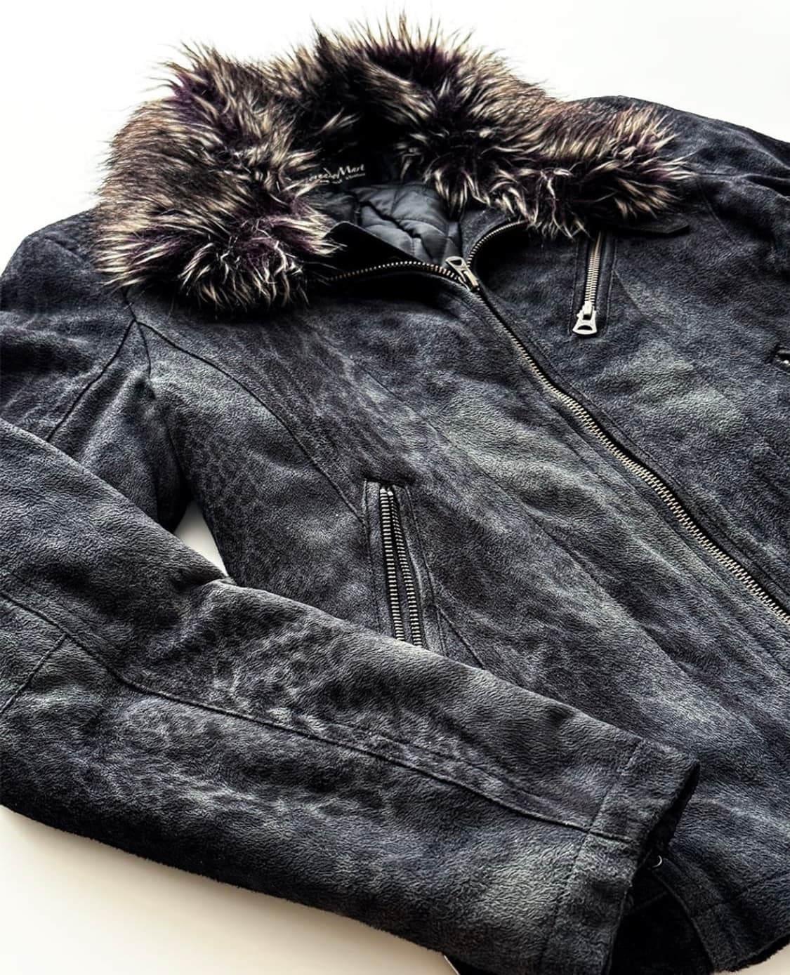 Tornado mart Black Leopard Fur jacket 상품이미지3