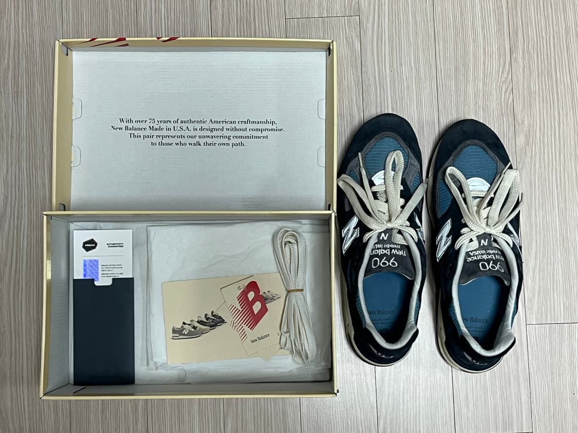 [280] 뉴발란스 990v2 네이비 캐슬락 상품이미지7