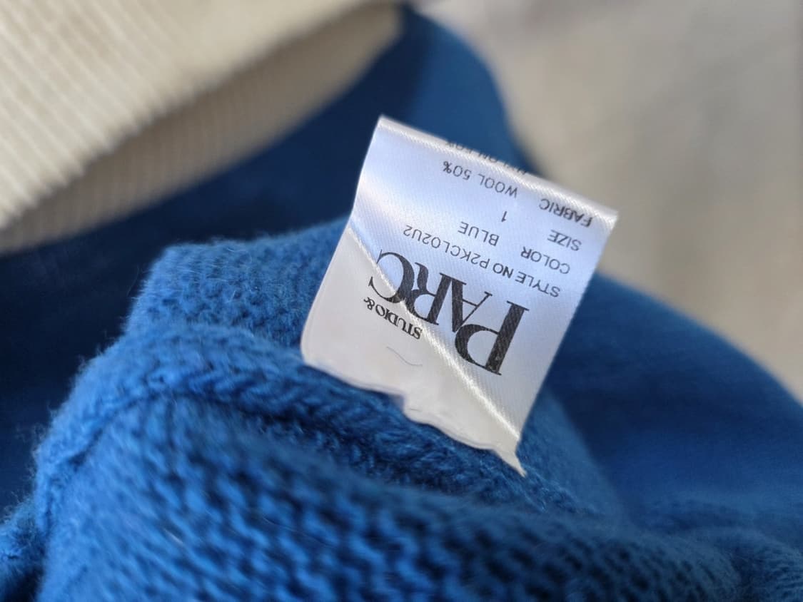 배색반집업 니트 상품이미지8