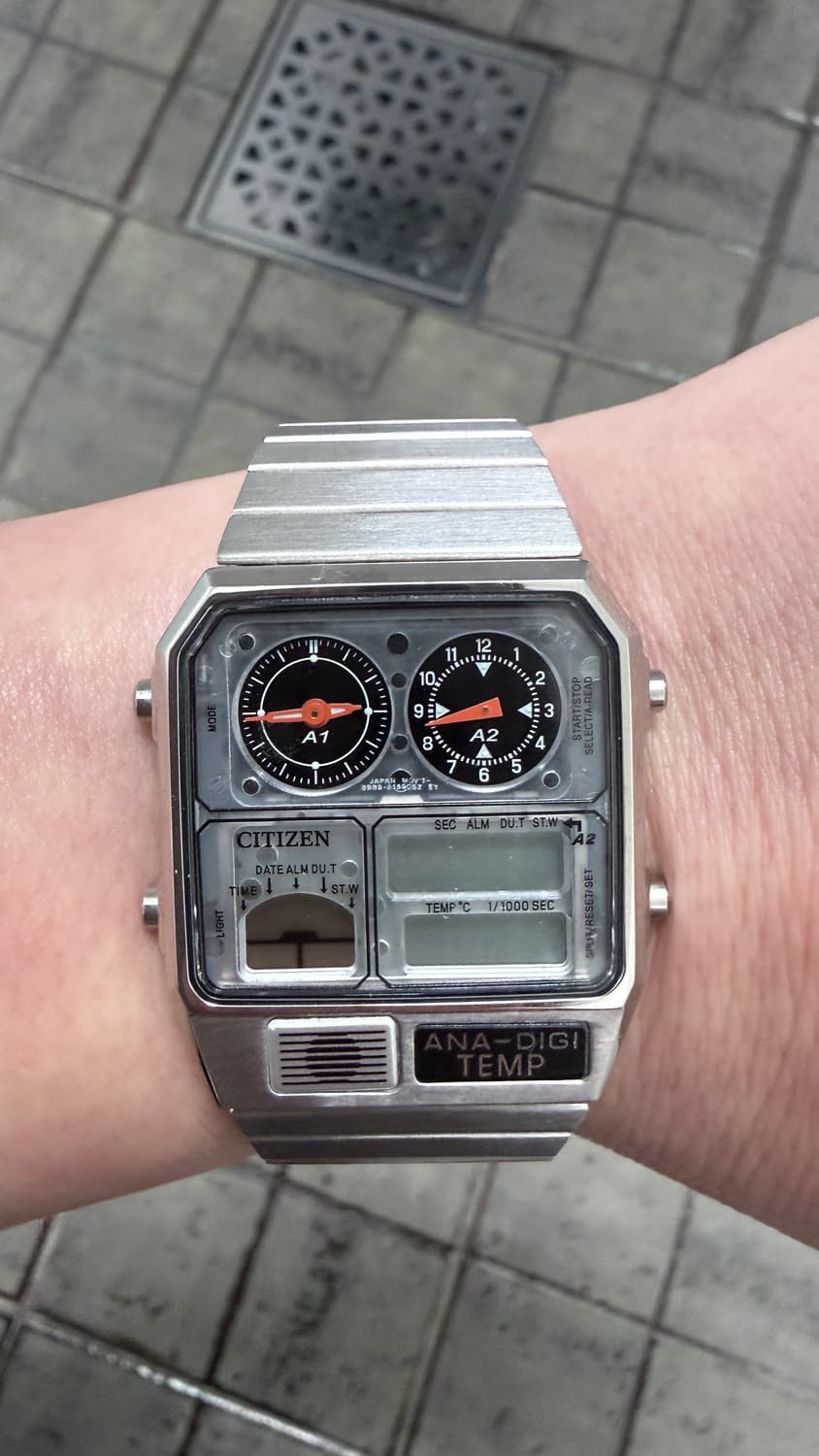 [풀구성] 시티즌 x 빔즈(BEAMS) 아나디지템프 스켈레톤 실버 상품이미지3