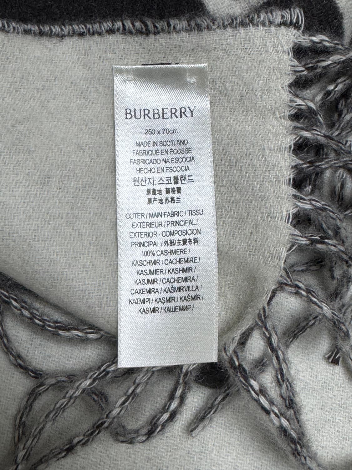 버버리 로즈 머플러 상품이미지6