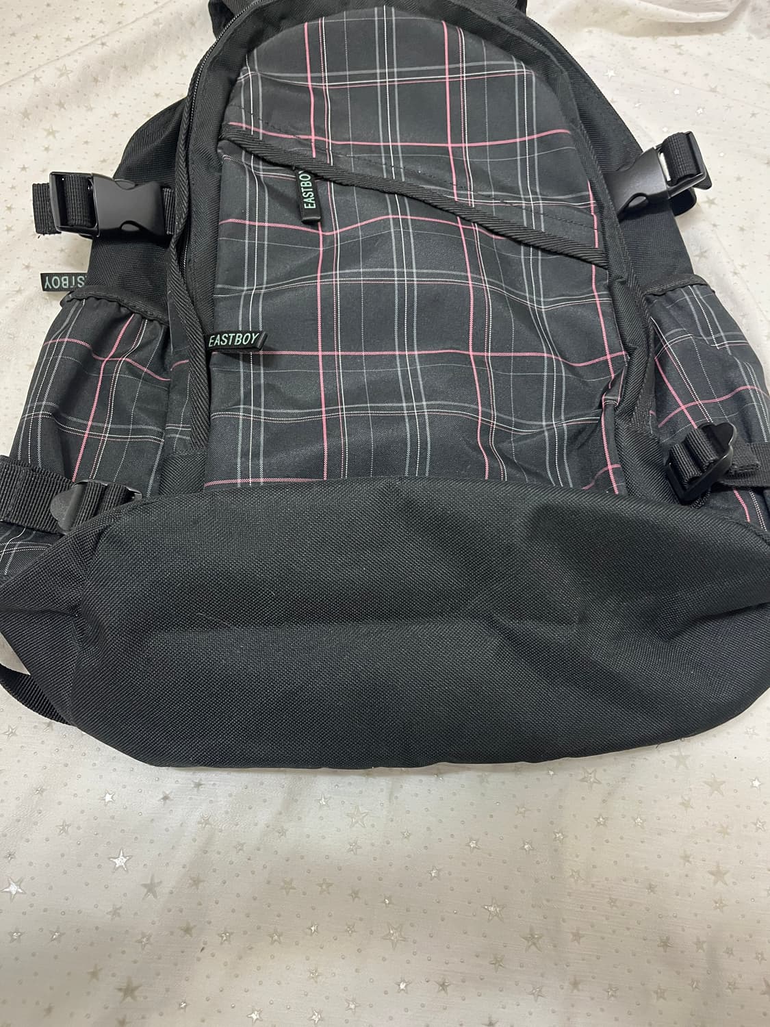 블랙핑크 체크패턴 백팩 + 마이멜로디 🎀 상품이미지8