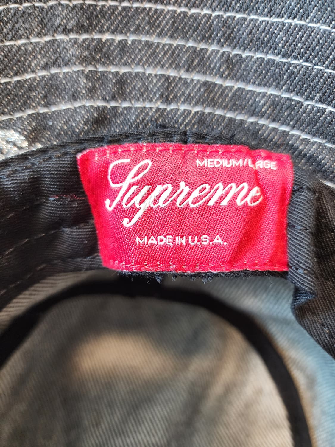 슈프림 데님 로고 버킷햇 (boonie) 상품이미지4