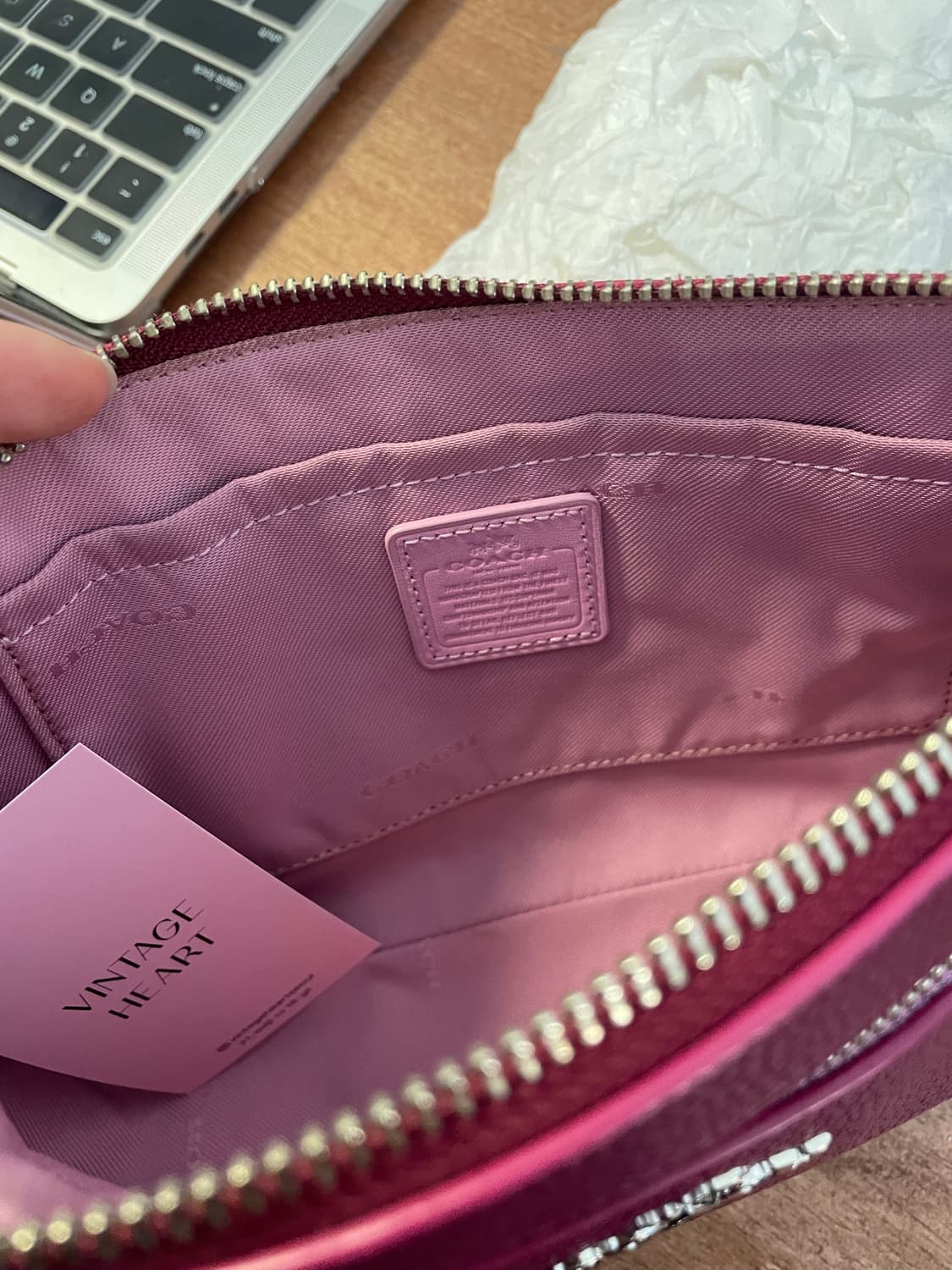 코치 딥핑크 토트백 [무배] 상품이미지4