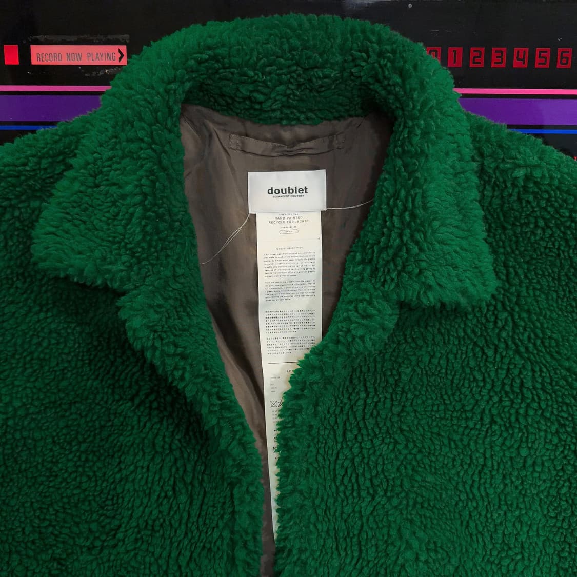 더블렛 핸드페인팅 Faux 시어링 자켓 상품이미지9