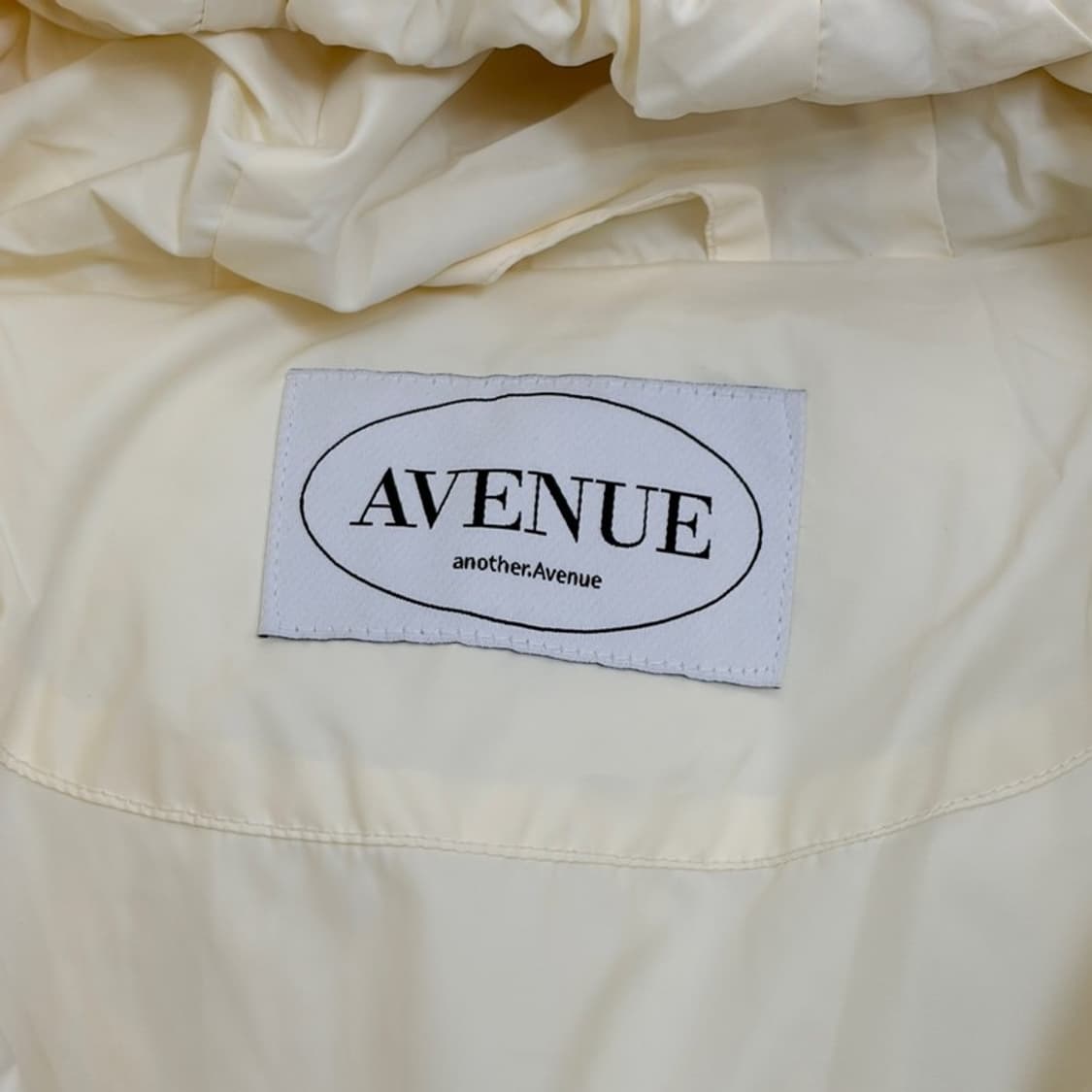 AVENUE 후드 크롭 푸퍼 덕다운 숏패딩 F 상품이미지4