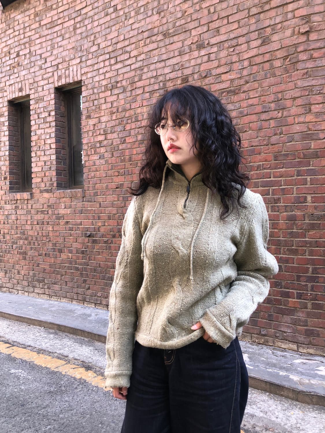 Diesel khaki knit 상품이미지4