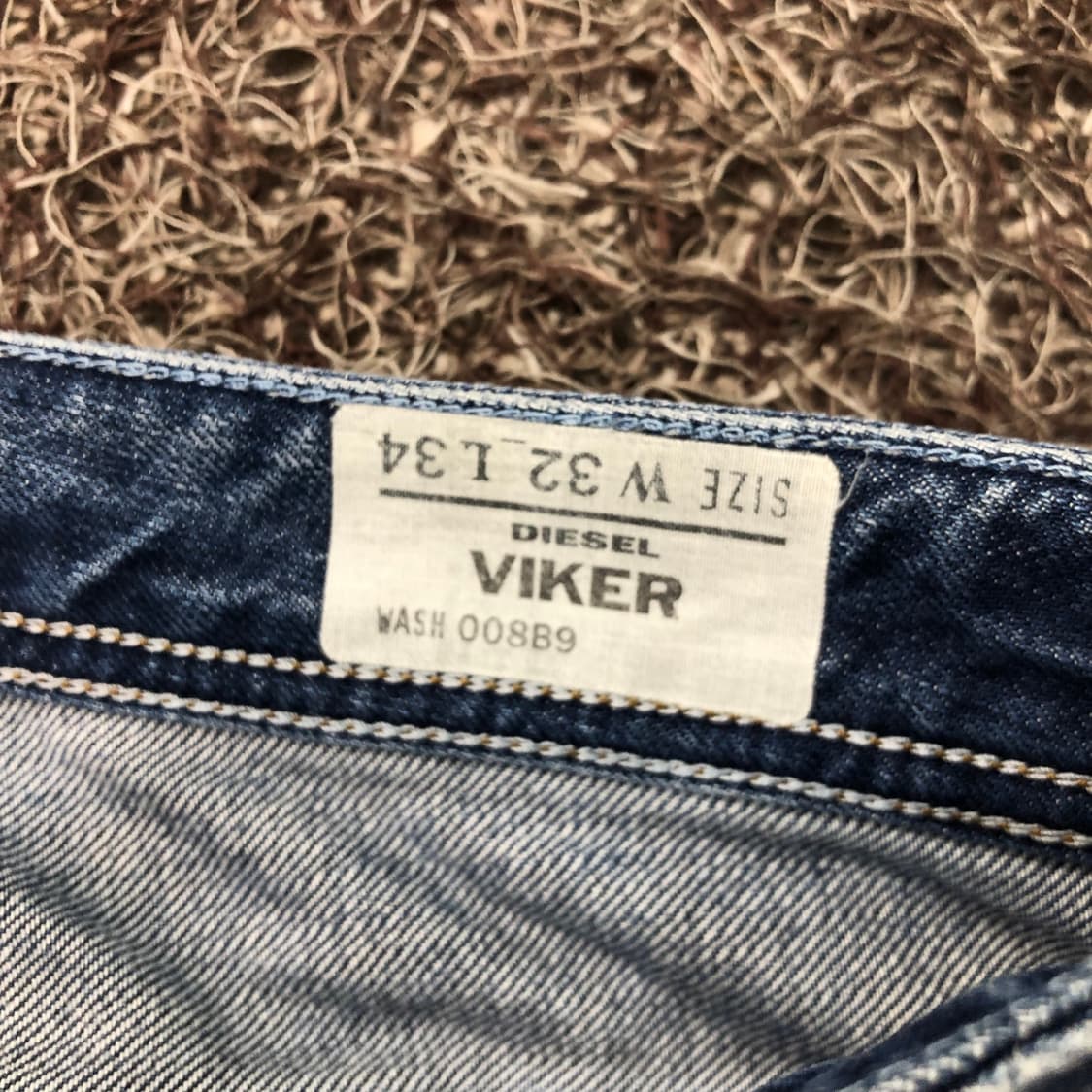 디젤 VIKER 워싱 디스 데미지 데님 팬츠 상품이미지6