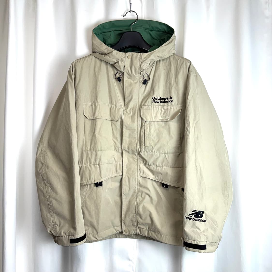 뉴발란스 아웃도어 마운틴 파카 우븐 바람막이 집업 점퍼 자켓 상품이미지7