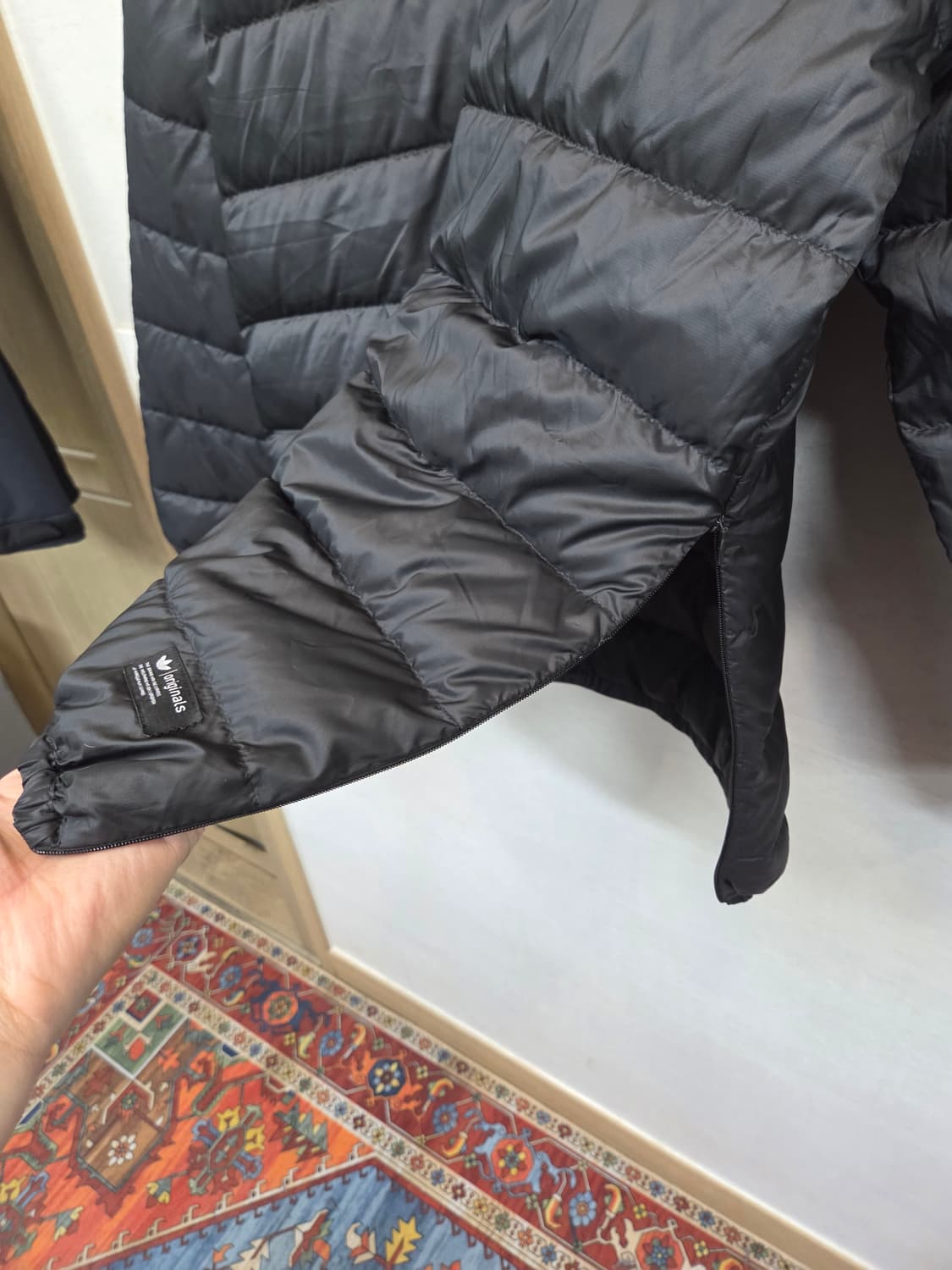 아디다스 오리지날 덕다운 웜업 맨투맨 패딩 xl 상품이미지5