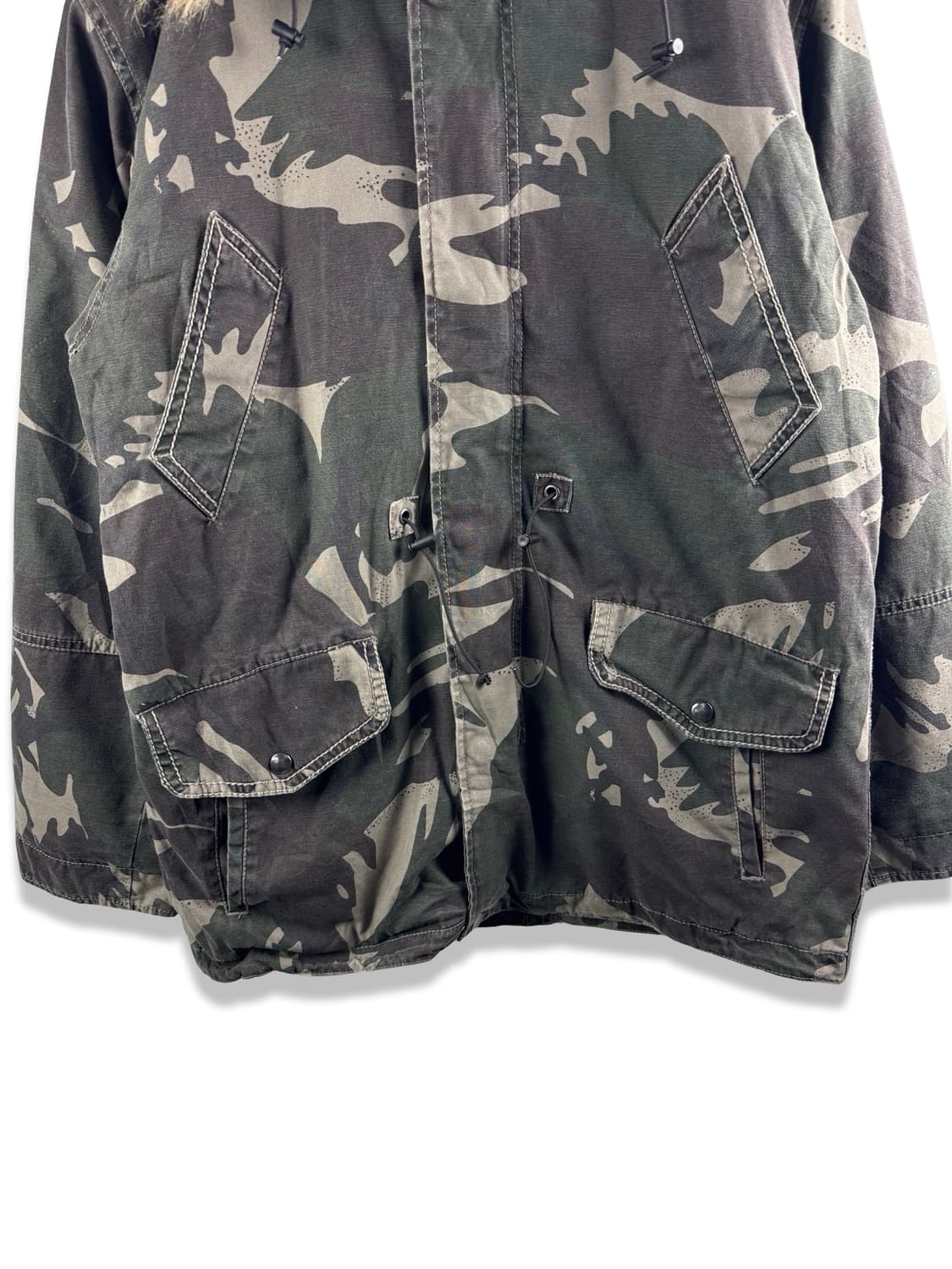 JPN Y2K 카모플라주 밀리터리 야상 자켓2349 상품이미지3