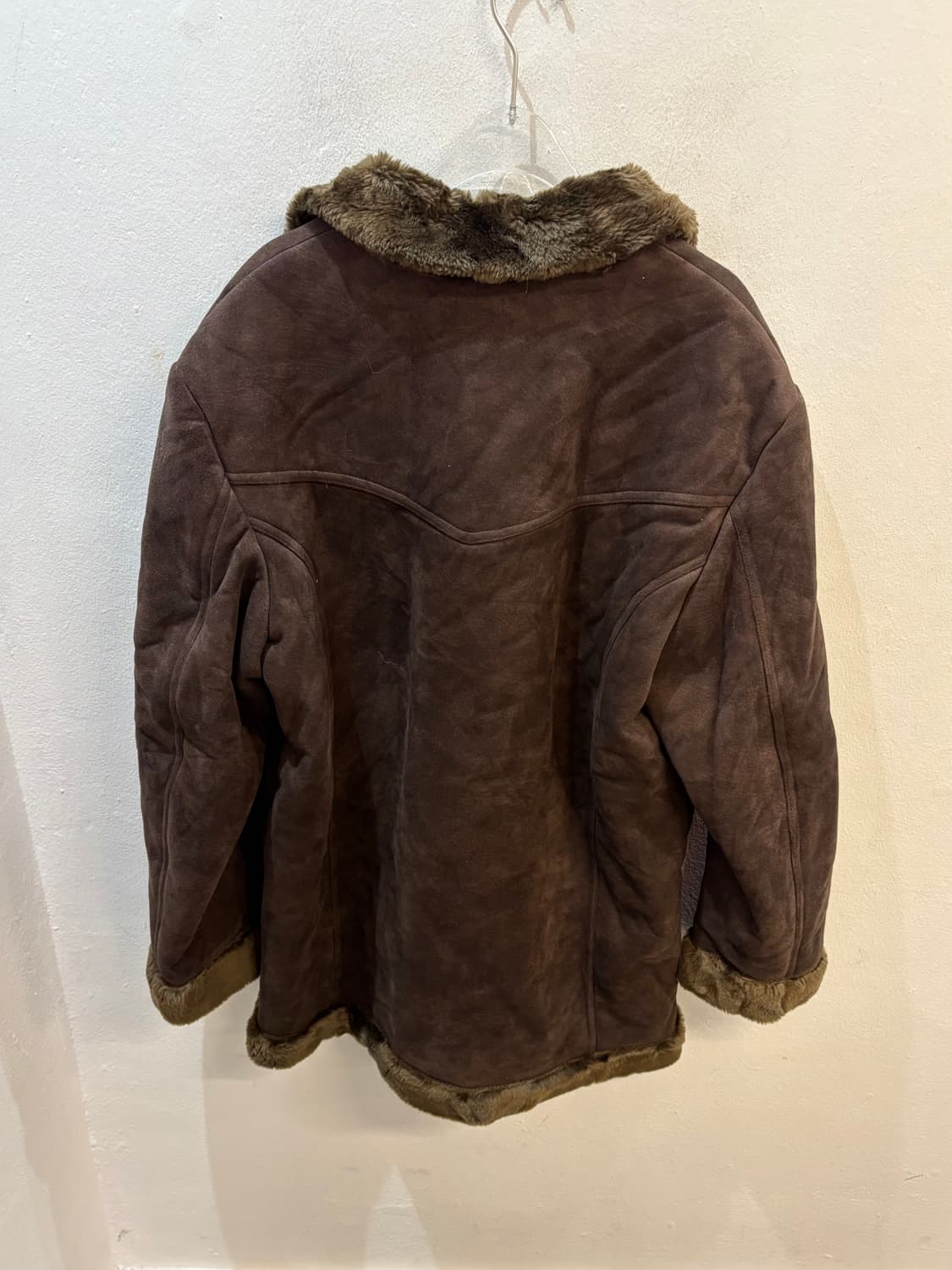 Fur mustang coat brown 상품이미지5