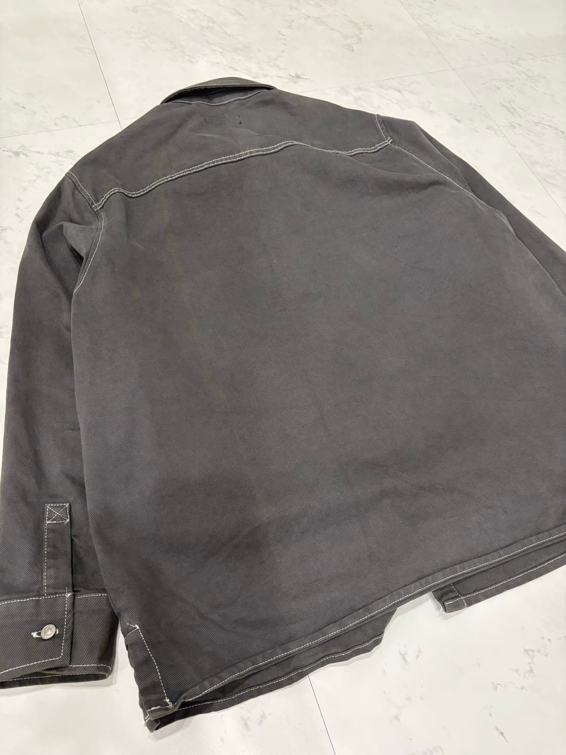 zara stitched denim shirt  상품이미지5