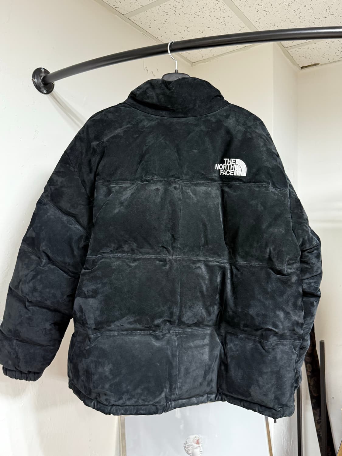 (L) 슈프림 노스페이스 스웨이드 눕시 블랙 상품이미지5