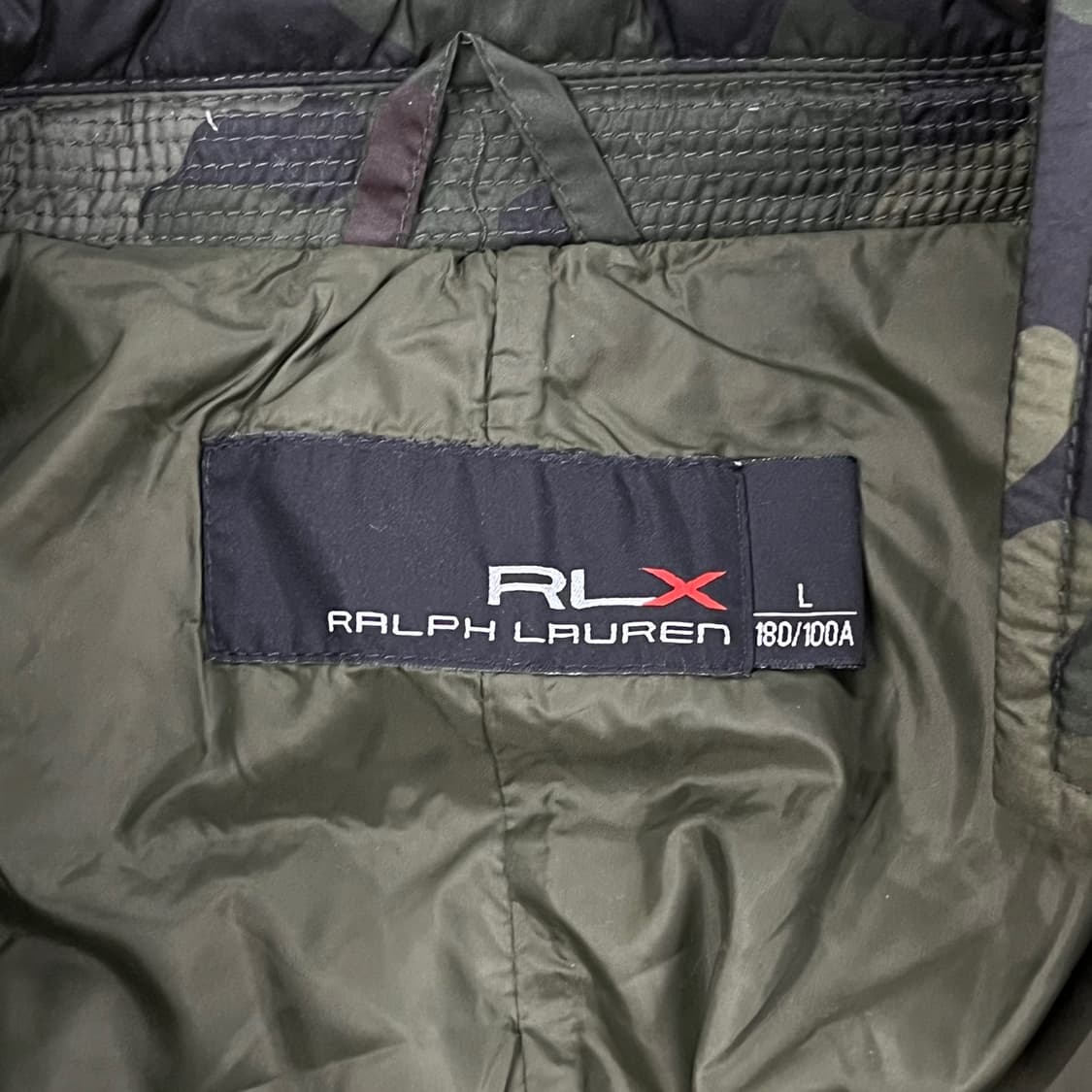 [정품/L] RLX 랄프로렌 폴로 카모 경량 패딩 b19 상품이미지5