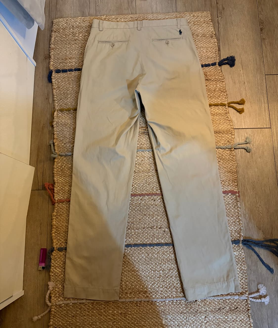 폴로 랄프로렌 리버스 플리츠 프로스펙트 치노 팬츠 31/34 베이지 상품이미지2
