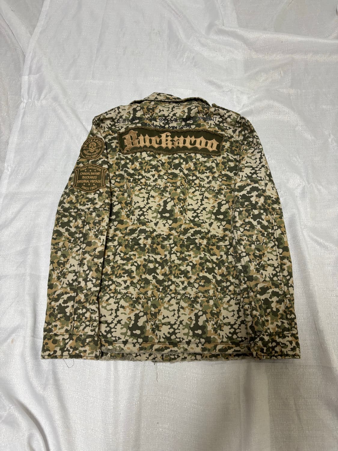 “Buckaroo”Y2K mood Military Skull Patch  상품이미지2