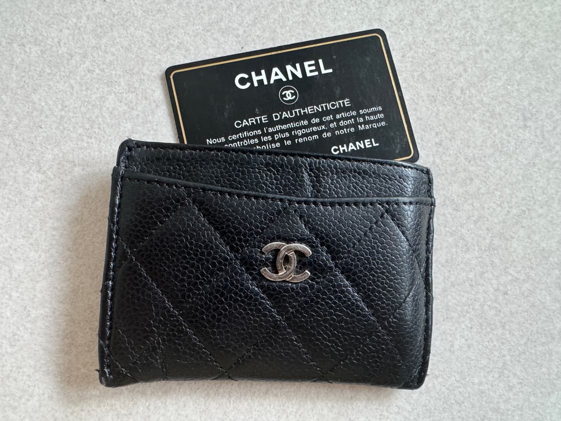 샤넬 정품 캐비어 카드지갑 상품이미지1