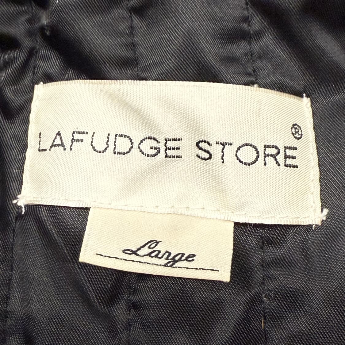 [정품/L] 라푸지스토어 블랙 리얼레더자켓 b8 상품이미지5