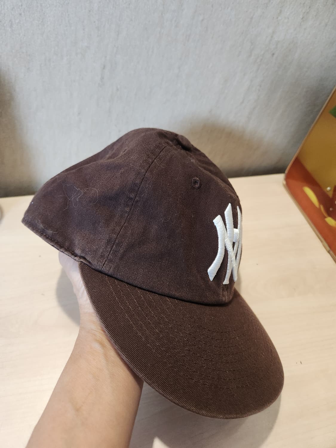 “ANNOT 브라운 볼캡🧢 빈티지 감성 한 끗 차이” 상품이미지2
