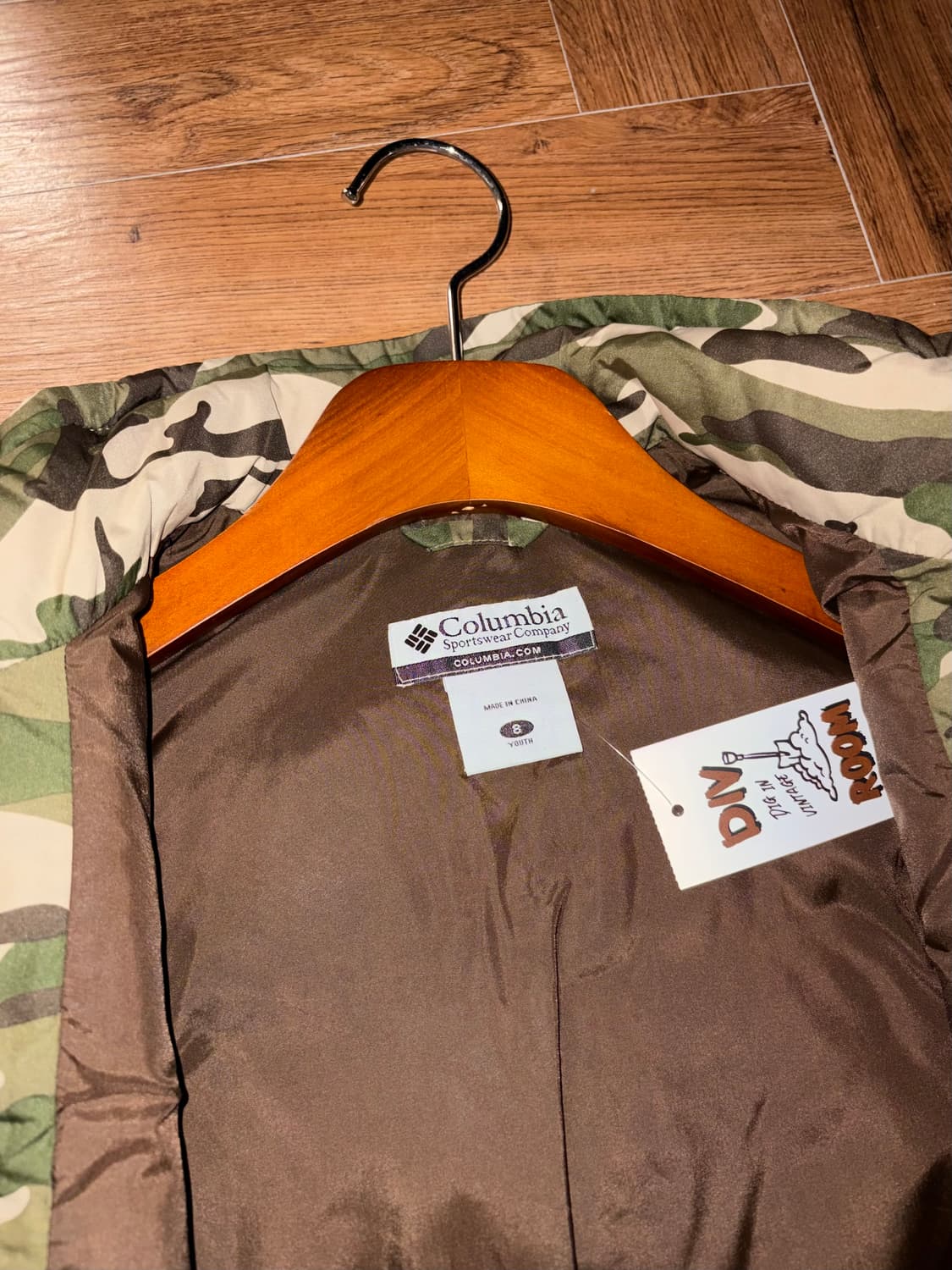 콜롬비아 카모 패딩조끼 상품이미지8