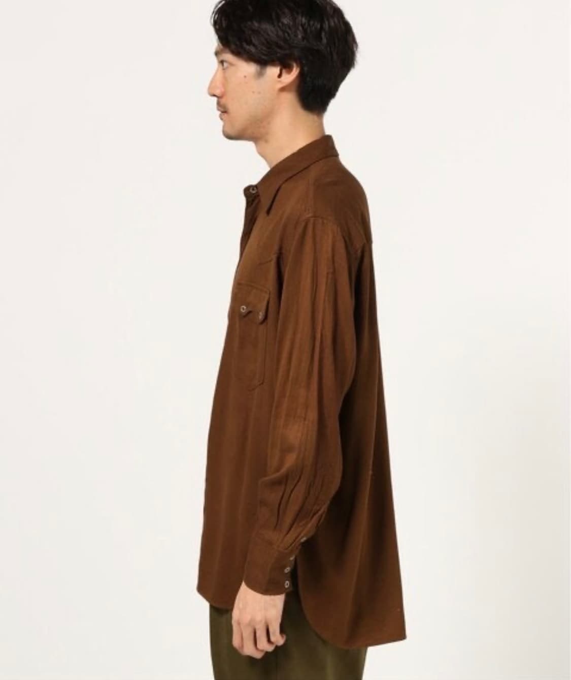 캡틴선샤인 울 개버딘 웨스턴 셔츠 40사이즈 105 상품이미지2