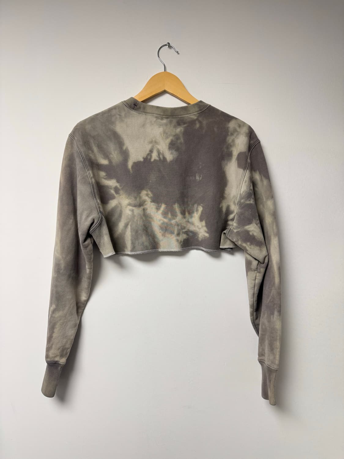 챔피온 빈티지 리버스위브 리메이크 리폼 타이다이 나염 크롭 기모 맨투맨 상품이미지4