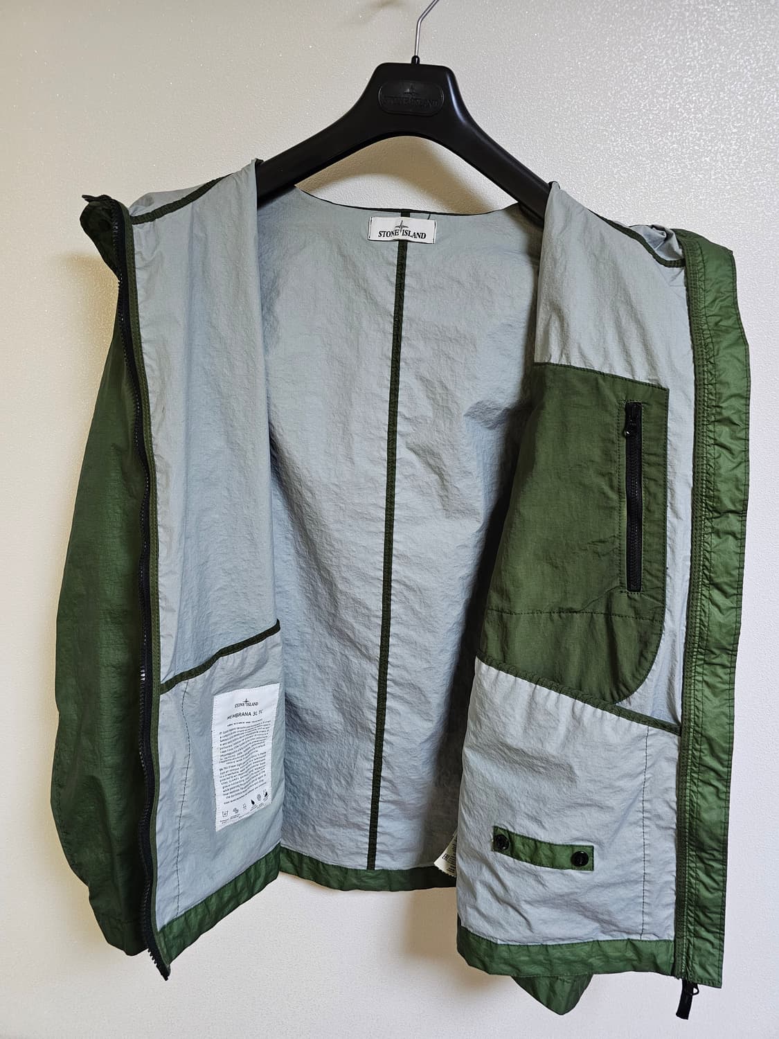 스톤아일랜드 멤브라나 3L TC 후드 자켓 상품이미지6