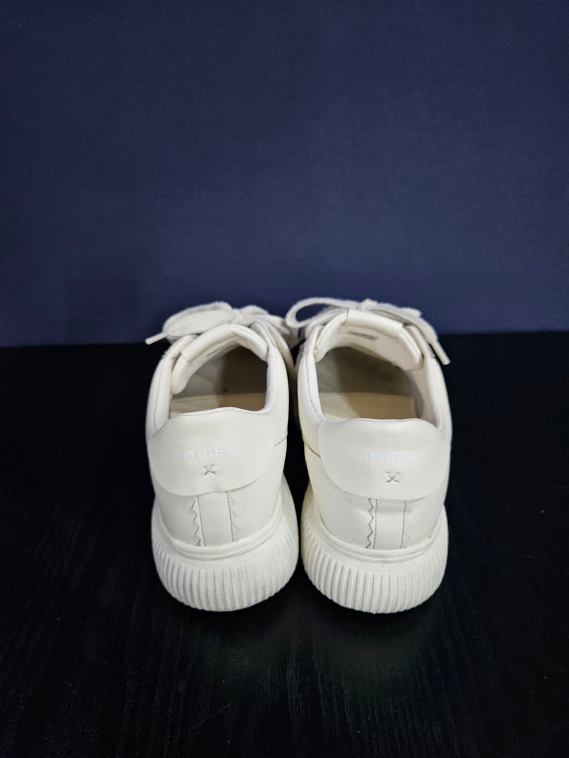 오니츠카 타이거 아이보리 남성 265 키높이 스니커즈 상품이미지3