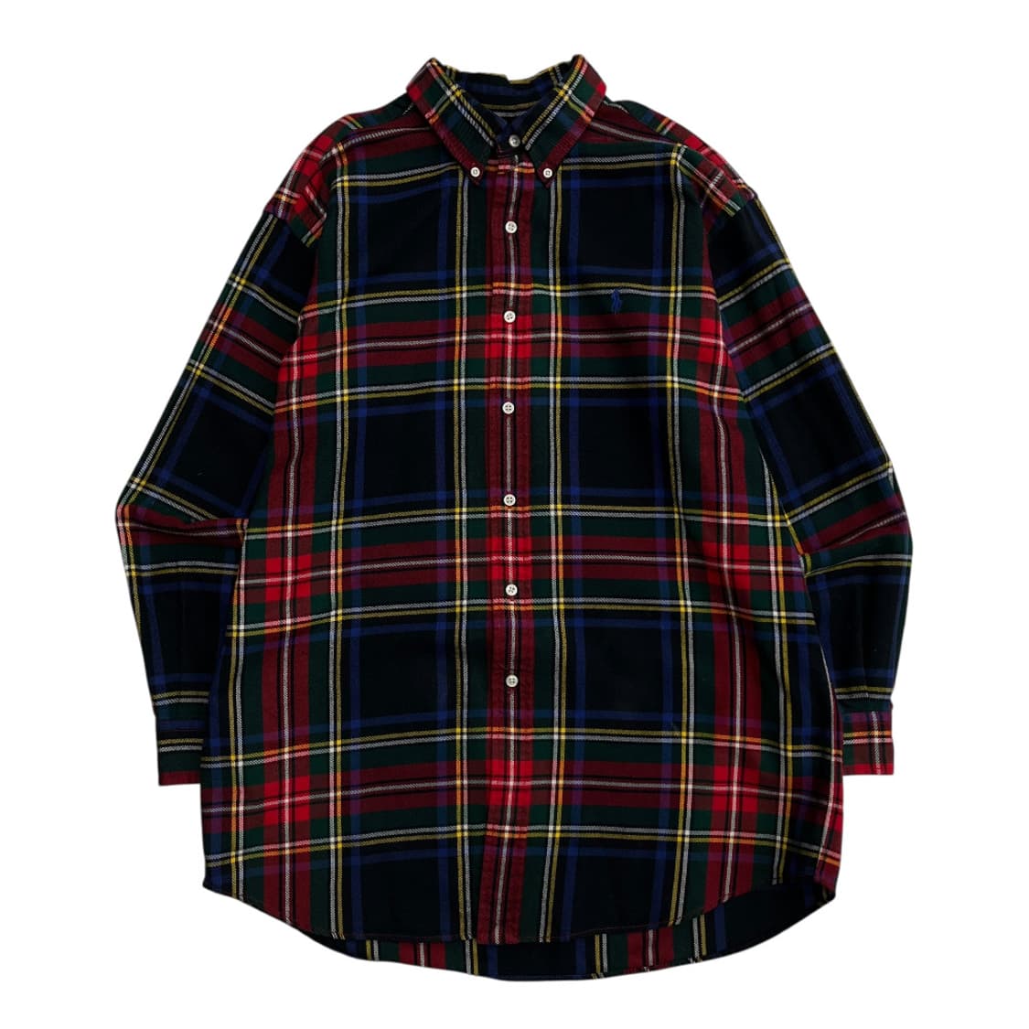 폴로 랄프로렌 블루포니 멀티배색 타탄체크 셔츠 L 상품이미지2