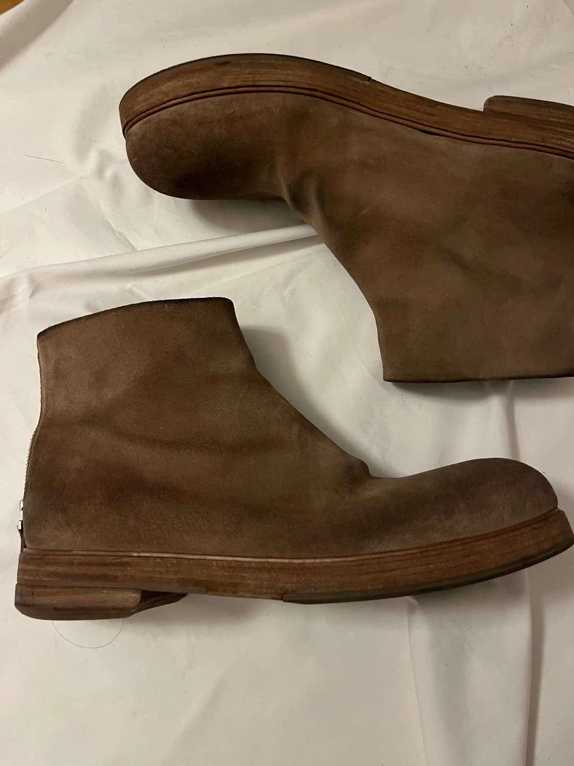 마르셀 주카 제파 스웨이드 백집 부츠 43사이즈 상품이미지1