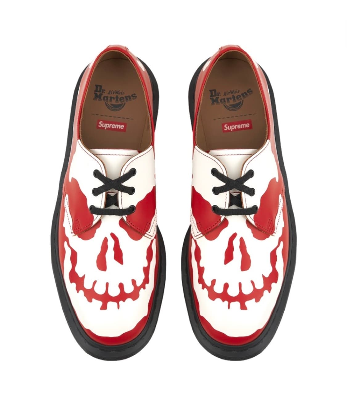 슈프림 닥터마틴 3홀 스컬 레드 270 상품이미지2