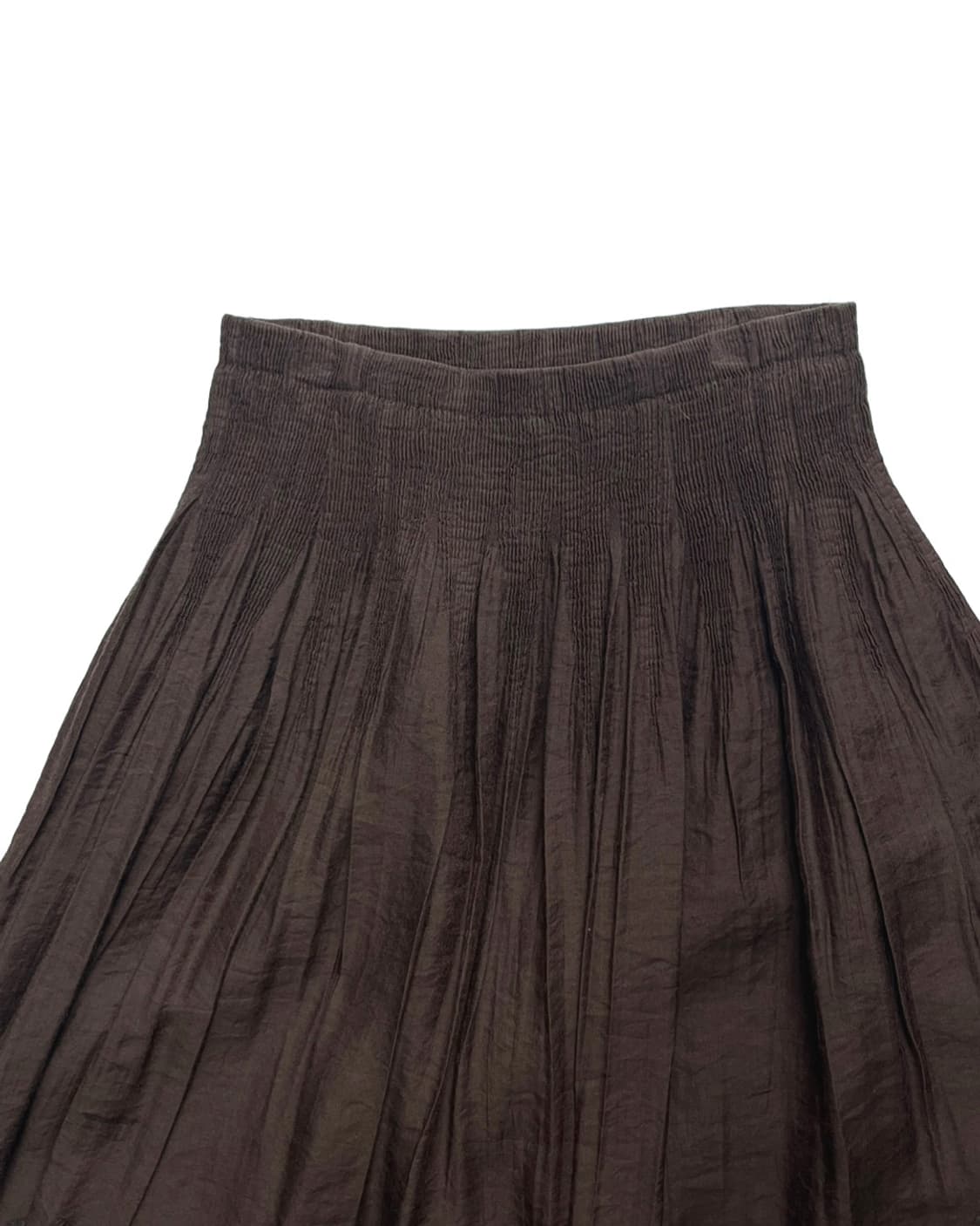 Brown stitchwork skirt 상품이미지3