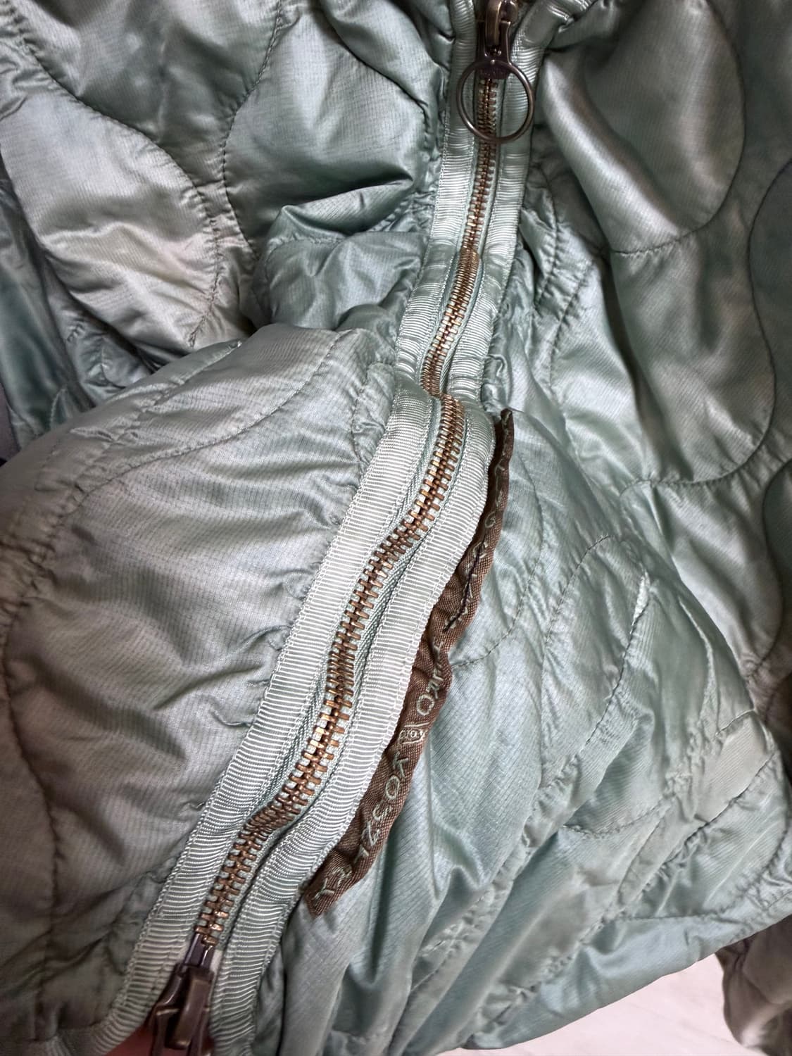 Kapital Nylon Quilted 볼레로 라이트 그린 1사이즈 상품이미지3