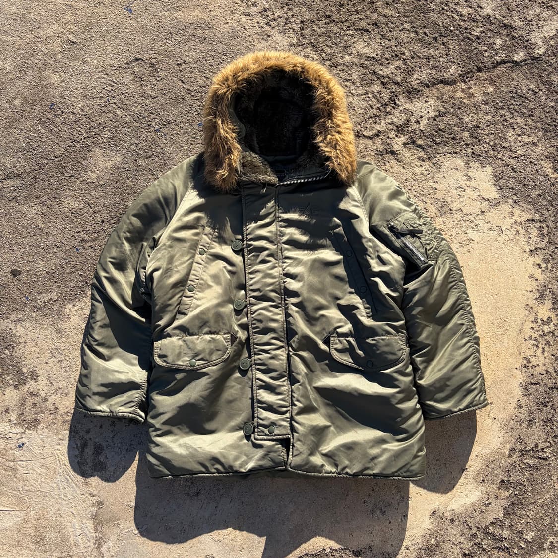 알파 인더스트리 빈티지 N-3B 익스트림 파카 XL 상품이미지1