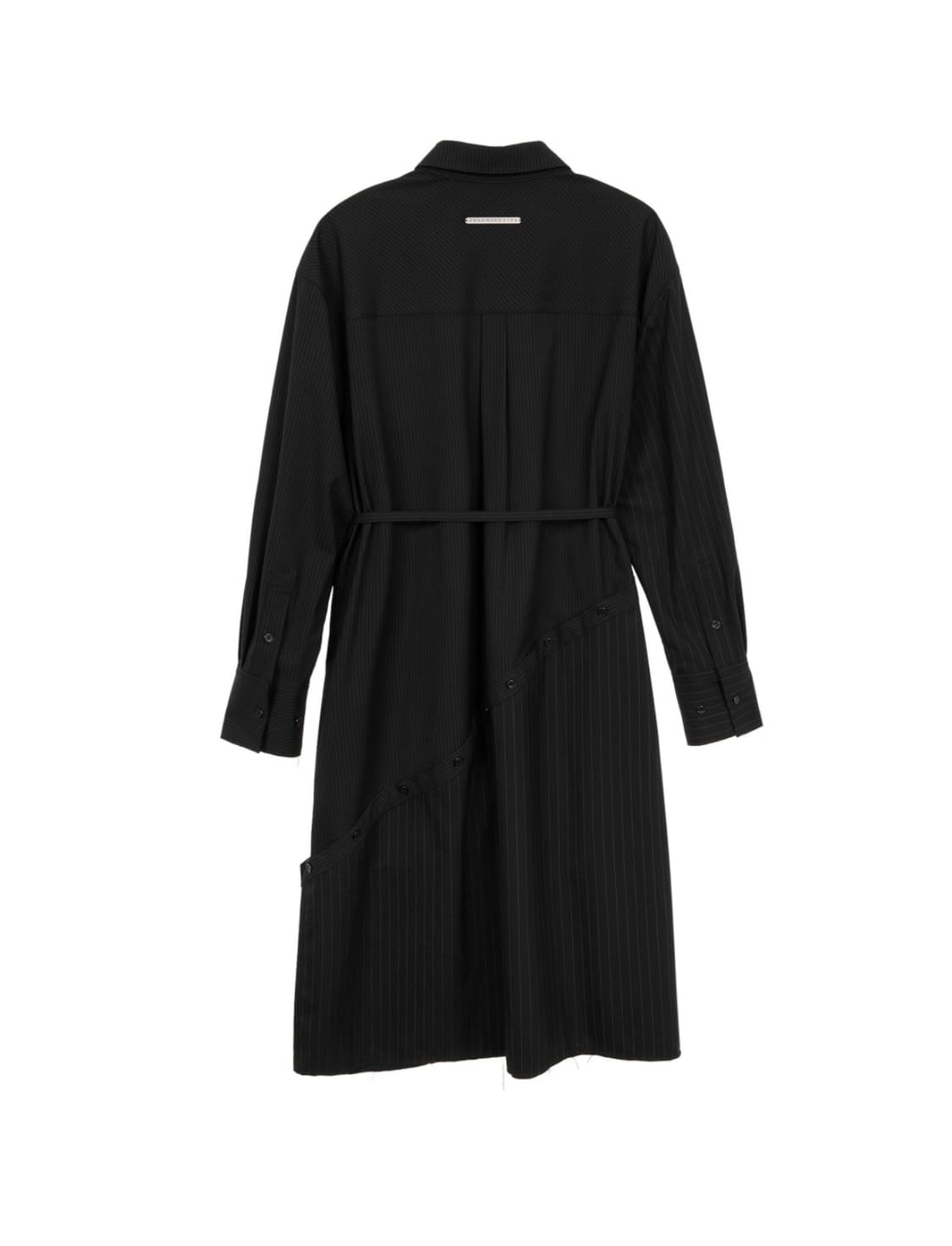 트리밍버드 투웨이 셔츠 원피스 원숄더 레이어드 아카이브무채색유니섹스 상품이미지6