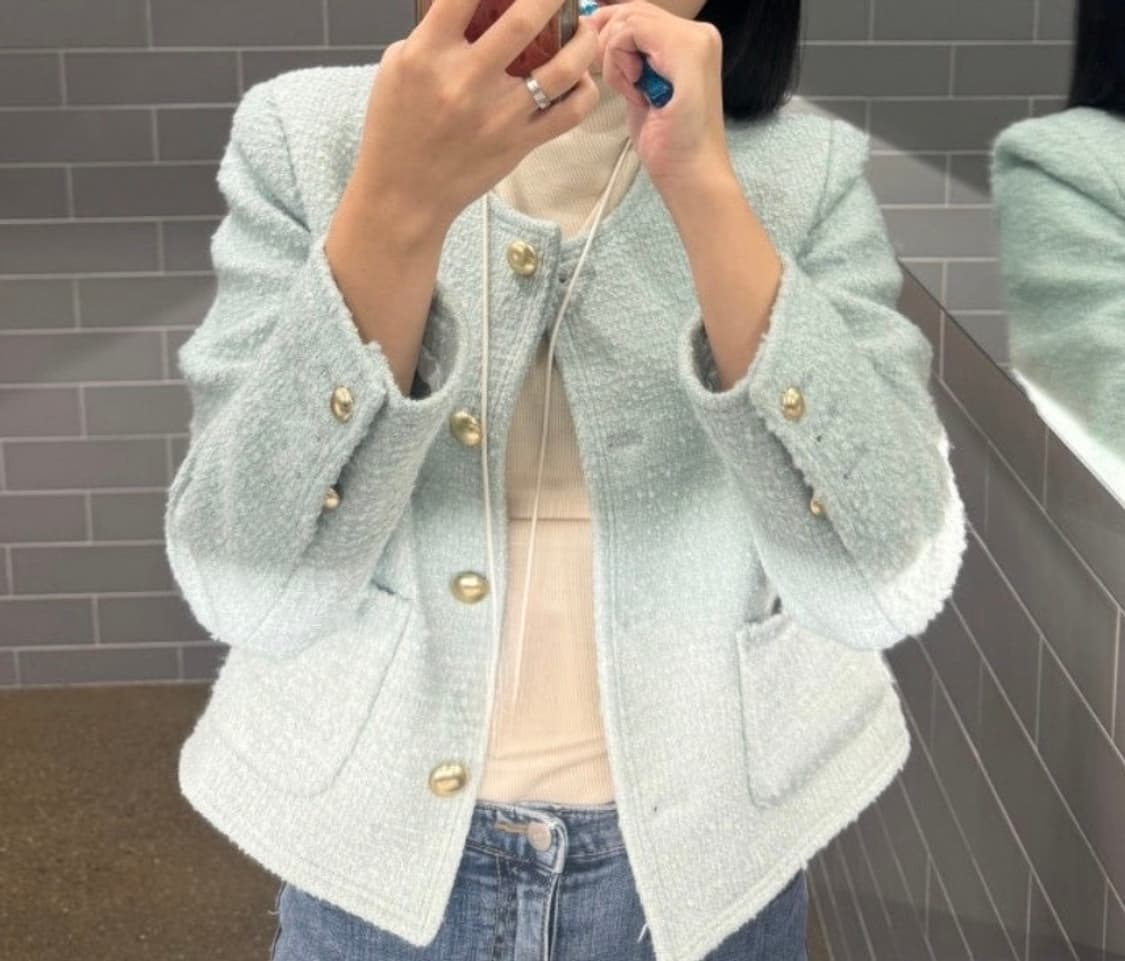 아카이브제이투유 트위드자켓 상품이미지5