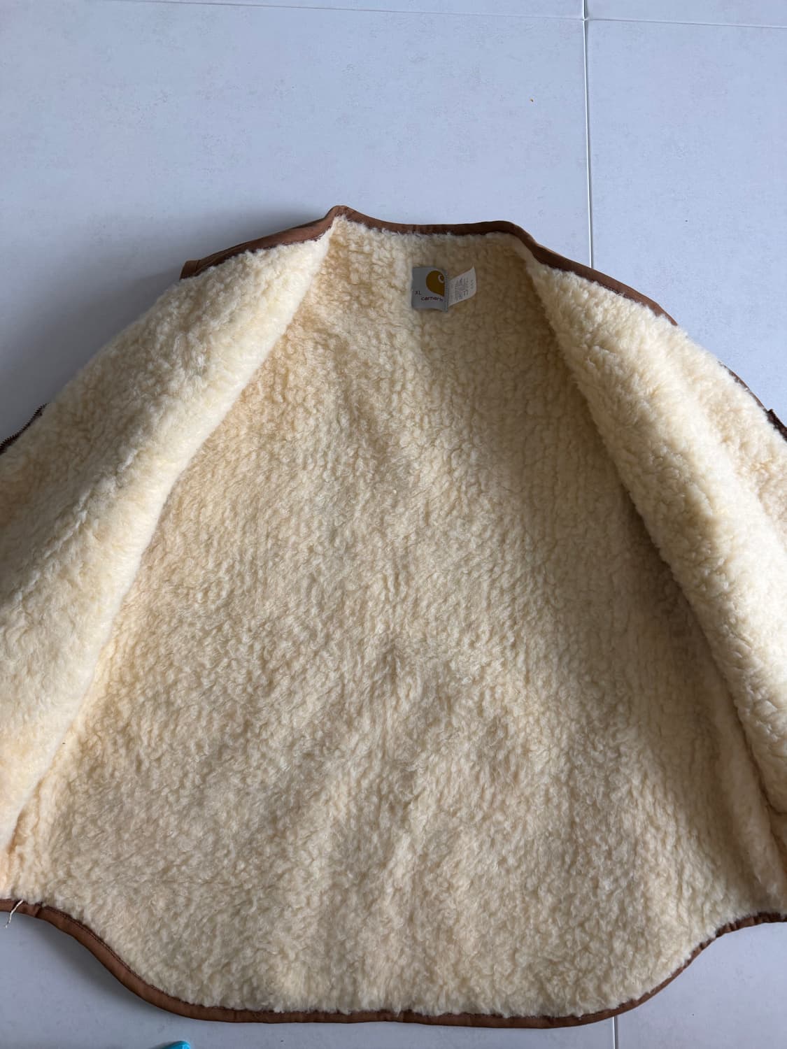 90s 칼하트 6SV 쉐르파 베스트 XL 유니온메이드 상품이미지2