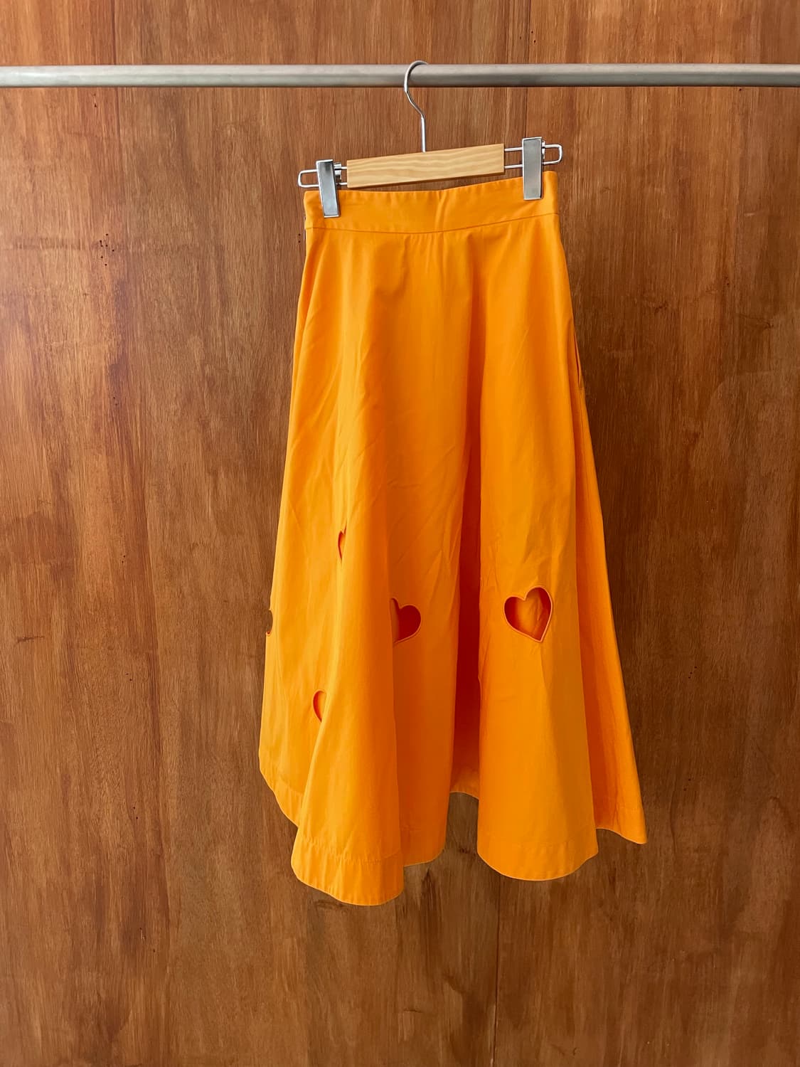 MSGM Orange heart cut out skirt 상품이미지9