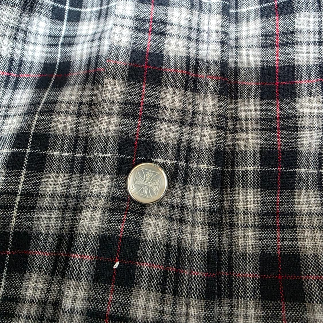 [2XL] 빈티지 WCC 웨스트 코스트 차퍼스 체크 셔츠 페인팅 상품이미지7